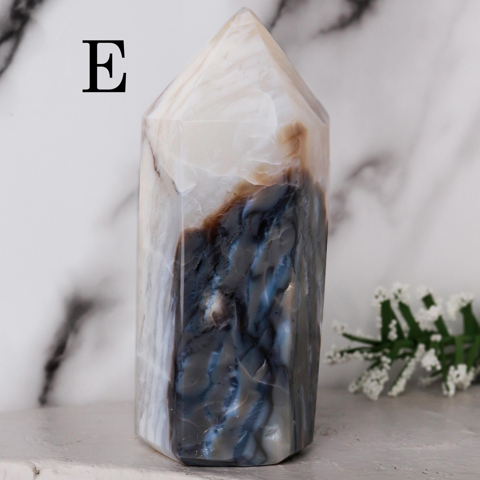Opal Agate Towers, Emotional Healing, Spiritual Guidance, Crystal Home Decor, Ethically Sourced