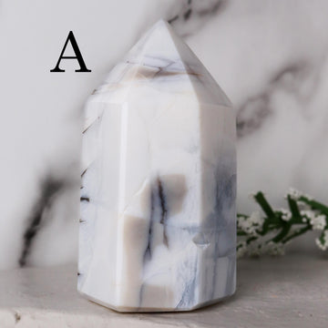 Opal Agate Towers, Emotional Healing, Spiritual Guidance, Crystal Home Decor, Ethically Sourced