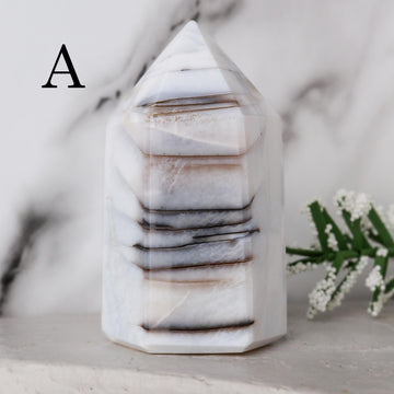 Opal Agate Towers, Emotional Healing, Spiritual Guidance, Crystal Home Decor, Ethically Sourced