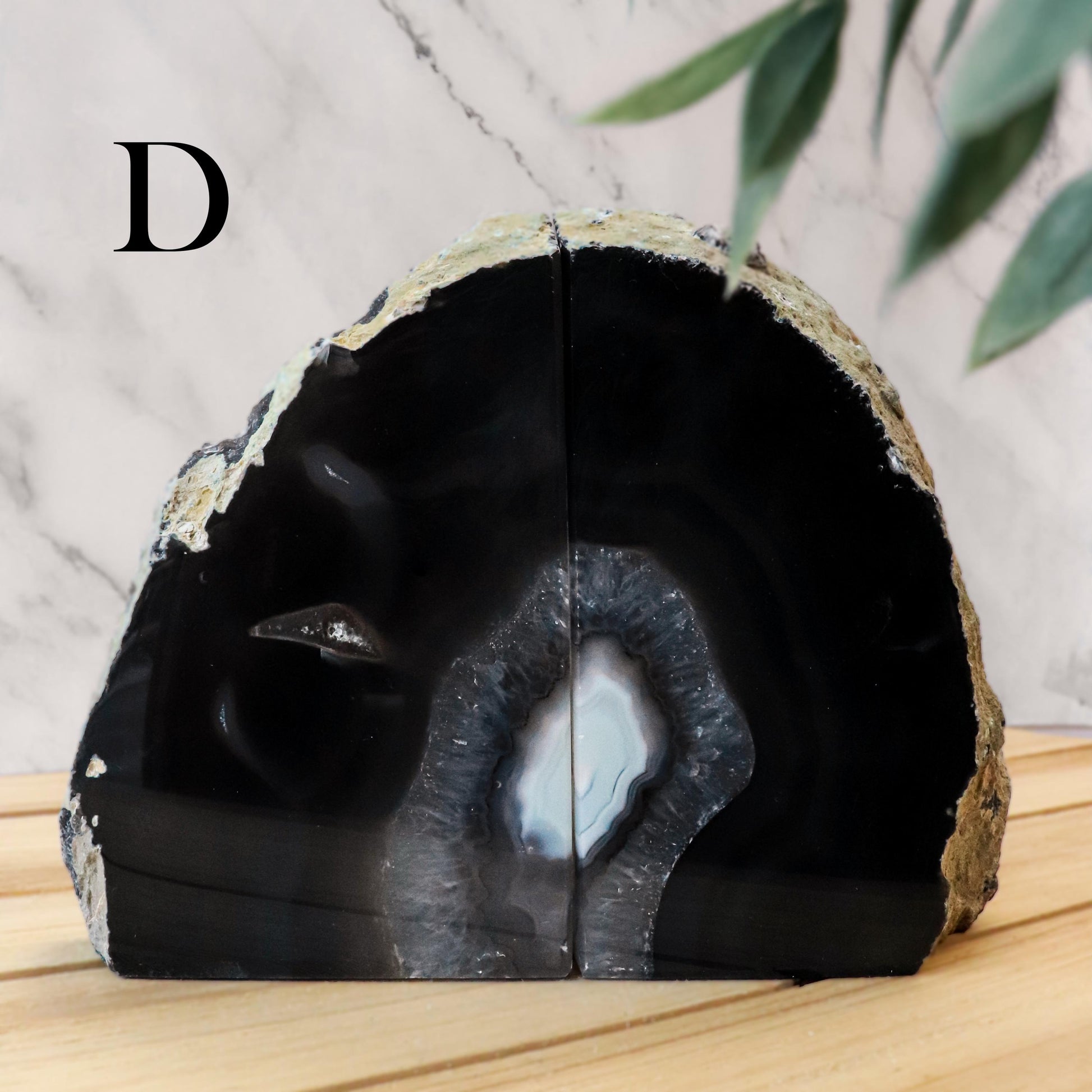 Natural Agate Bookends, Brown Bookends, Spiritual Home Decor, Ethically Sourced - PICK YOUR OWN
