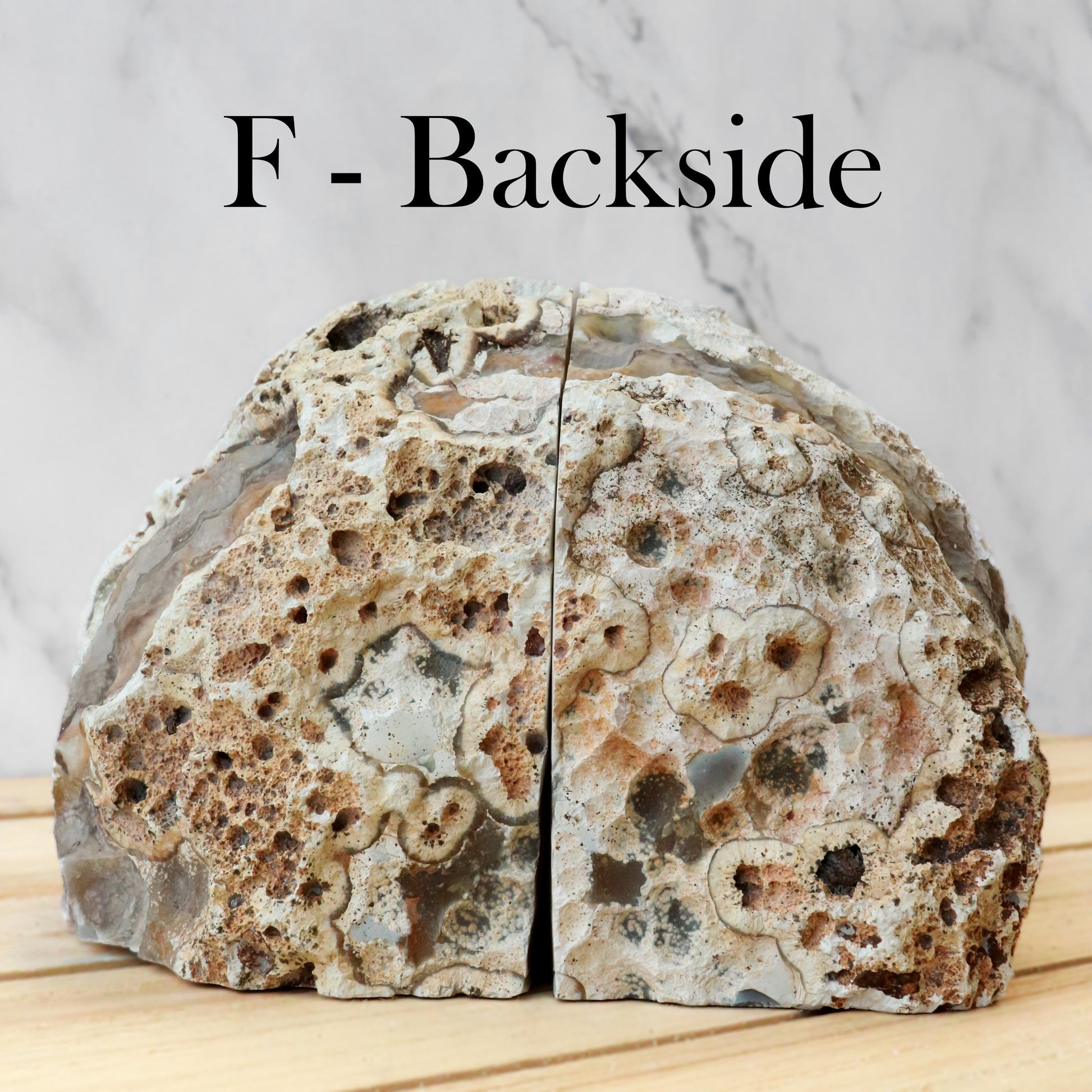 Natural Agate Bookends, Brown Bookends, Spiritual Home Decor, Ethically Sourced - PICK YOUR OWN