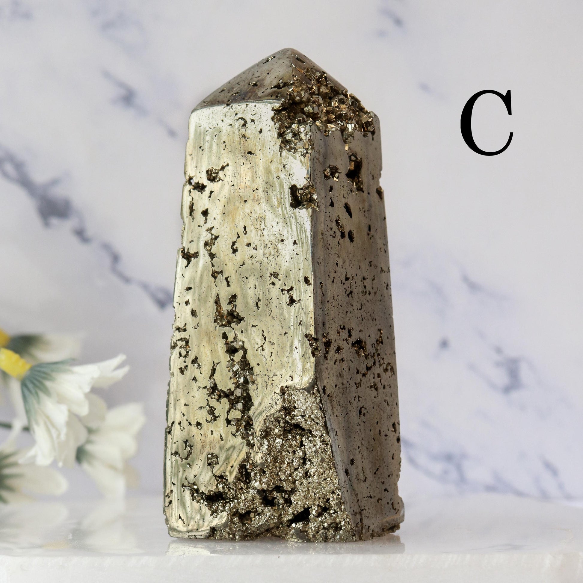 Natural Pyrite Towers, Ethically Sourced, Abundance and Prosperity - PICK YOUR OWN