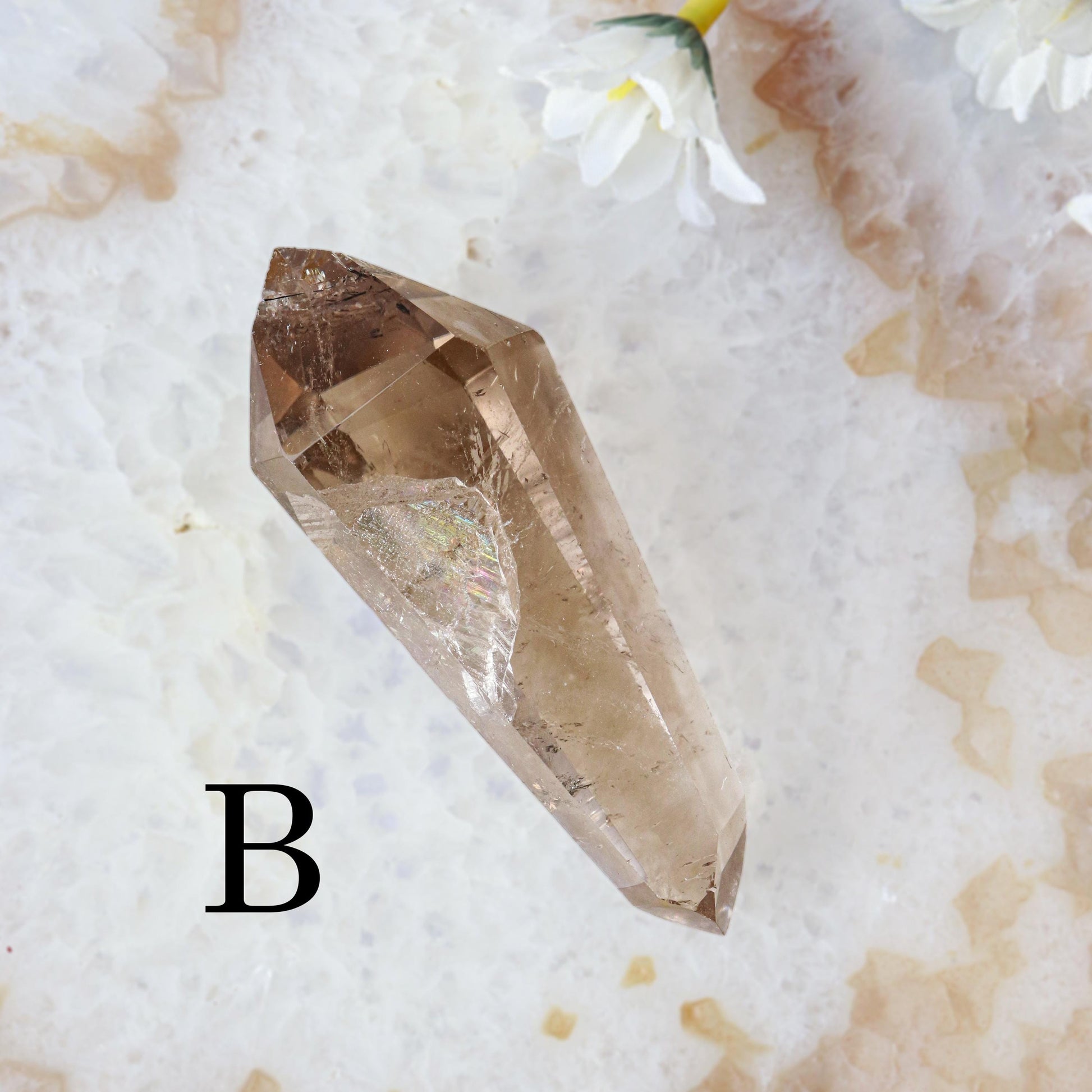 Smoky Quartz Double Terminated Point, Grade AAA, Ethically Sourced - PICK your OWN