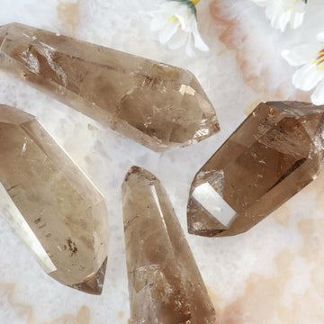 Smoky Quartz Double Terminated Point, Grade AAA, Ethically Sourced - PICK your OWN