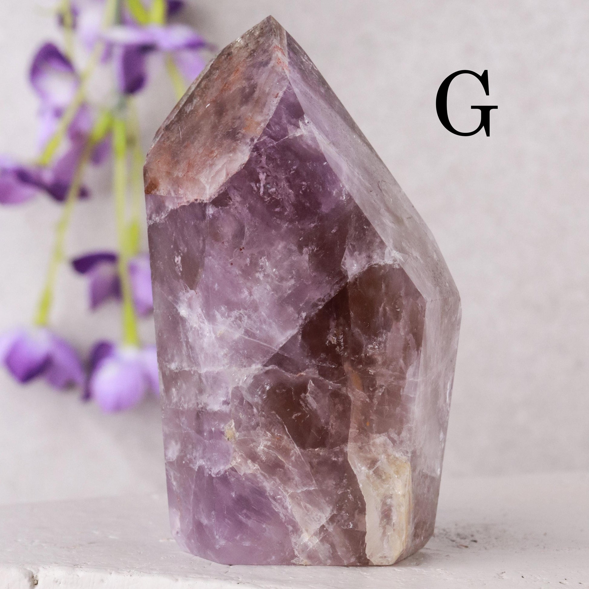 Polished Super Seven Point, Melody Stone, Ethically Sourced, Crown and Third Eye Chakra - PICK YOUR OWN
