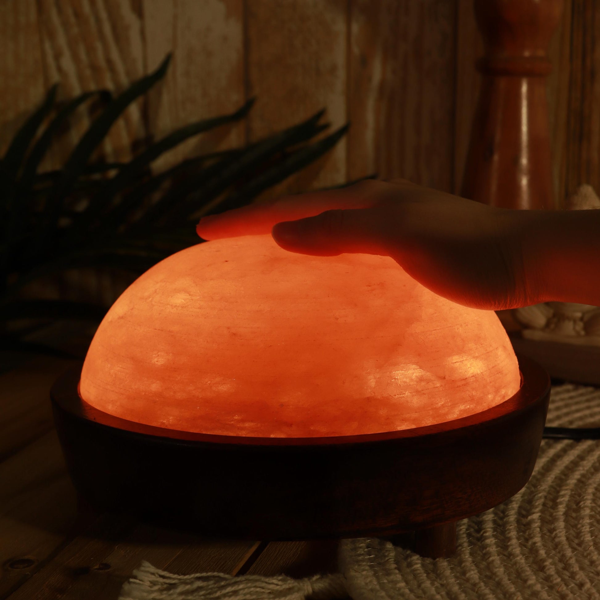 High Quality Himalayan Salt Detoxer, Heat Therapy, Foot/Hand Detoxer, Dome Shaped Lamp, Ambient Lighting, 2 Bulbs included - Warmer Dome