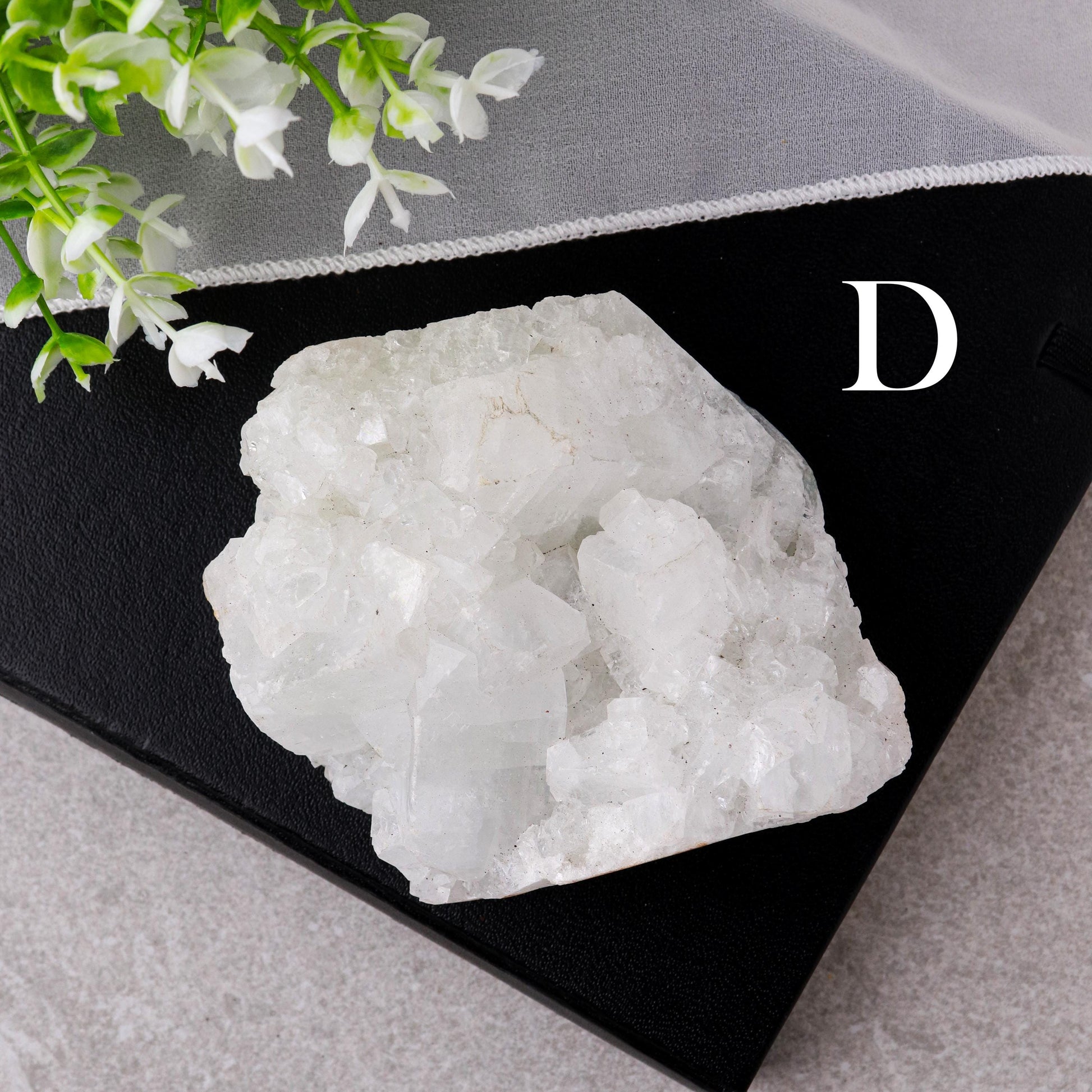 Raw Apophyllite Crystals, Druzy Diamond Shape, Ethically Sourced, Crown Chakra and Meditation - PICK YOUR OWN