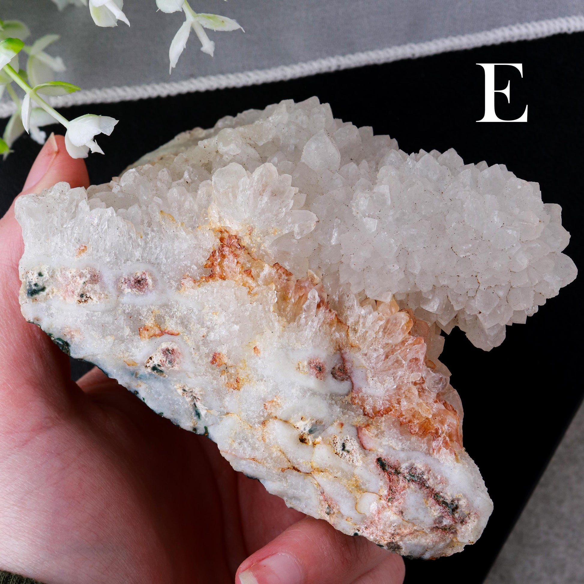 Raw Apophyllite Crystals, Druzy Diamond Shape, Ethically Sourced, Crown Chakra and Meditation - PICK YOUR OWN