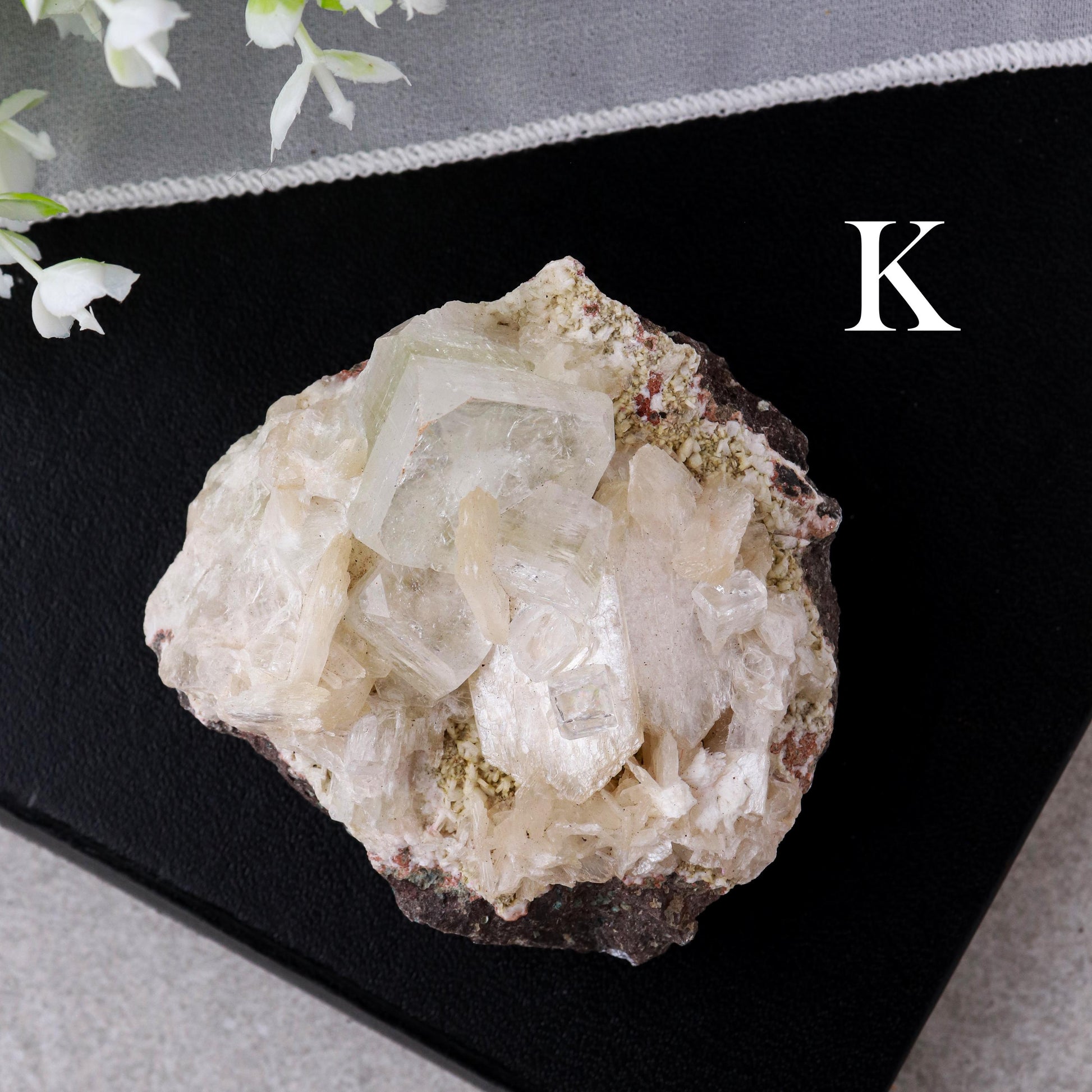 Raw Apophyllite Crystals, Druzy Diamond Shape, Ethically Sourced, Crown Chakra and Meditation - PICK YOUR OWN