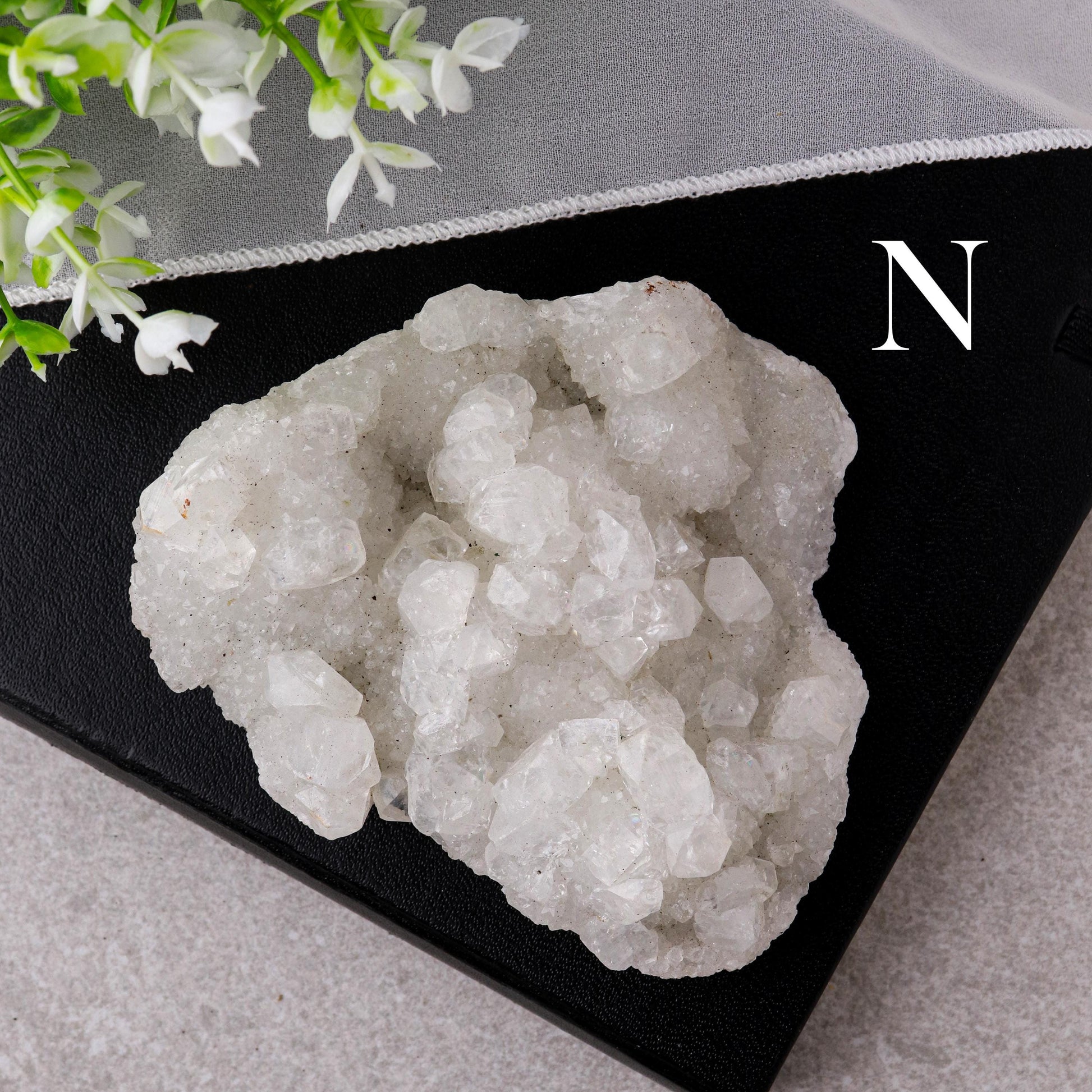 Raw Apophyllite Crystals, Druzy Diamond Shape, Ethically Sourced, Crown Chakra and Meditation - PICK YOUR OWN