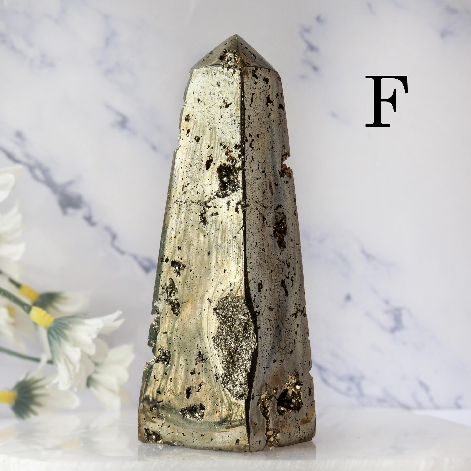 Natural Pyrite Towers, Ethically Sourced, Abundance and Prosperity - PICK YOUR OWN