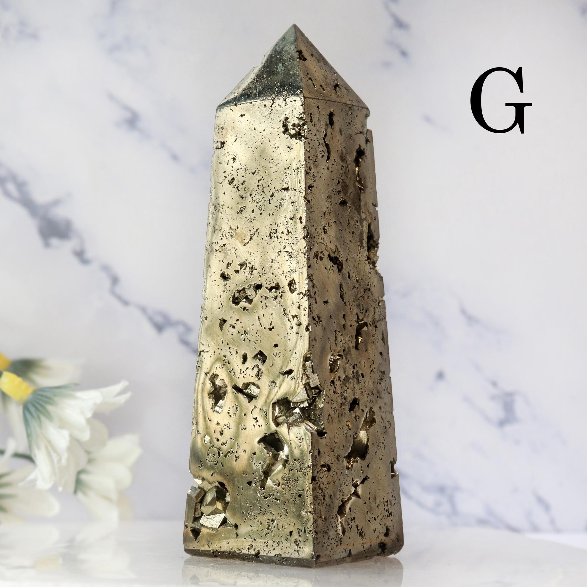 Natural Pyrite Towers, Ethically Sourced, Abundance and Prosperity - PICK YOUR OWN