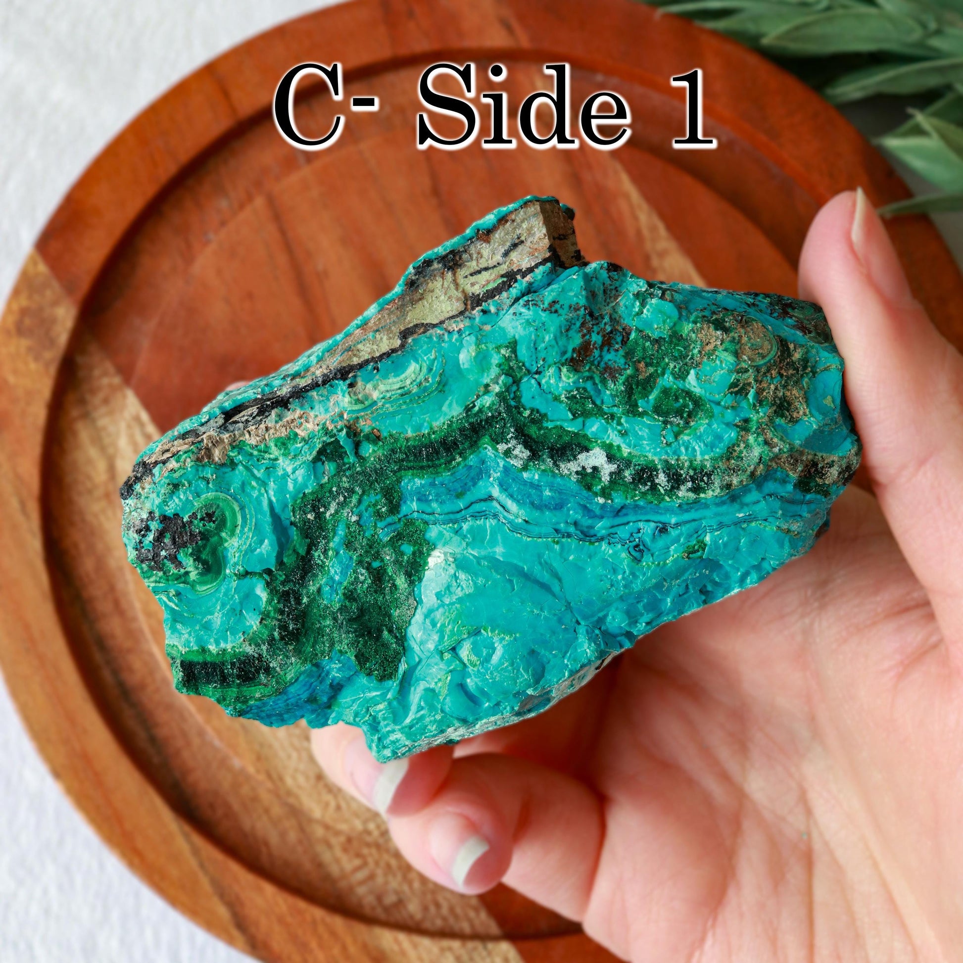 Natural Chrysocolla Malachite Raw Crystal, Ethically Sourced, Valentines Day Gift - PICK YOUR OWN
