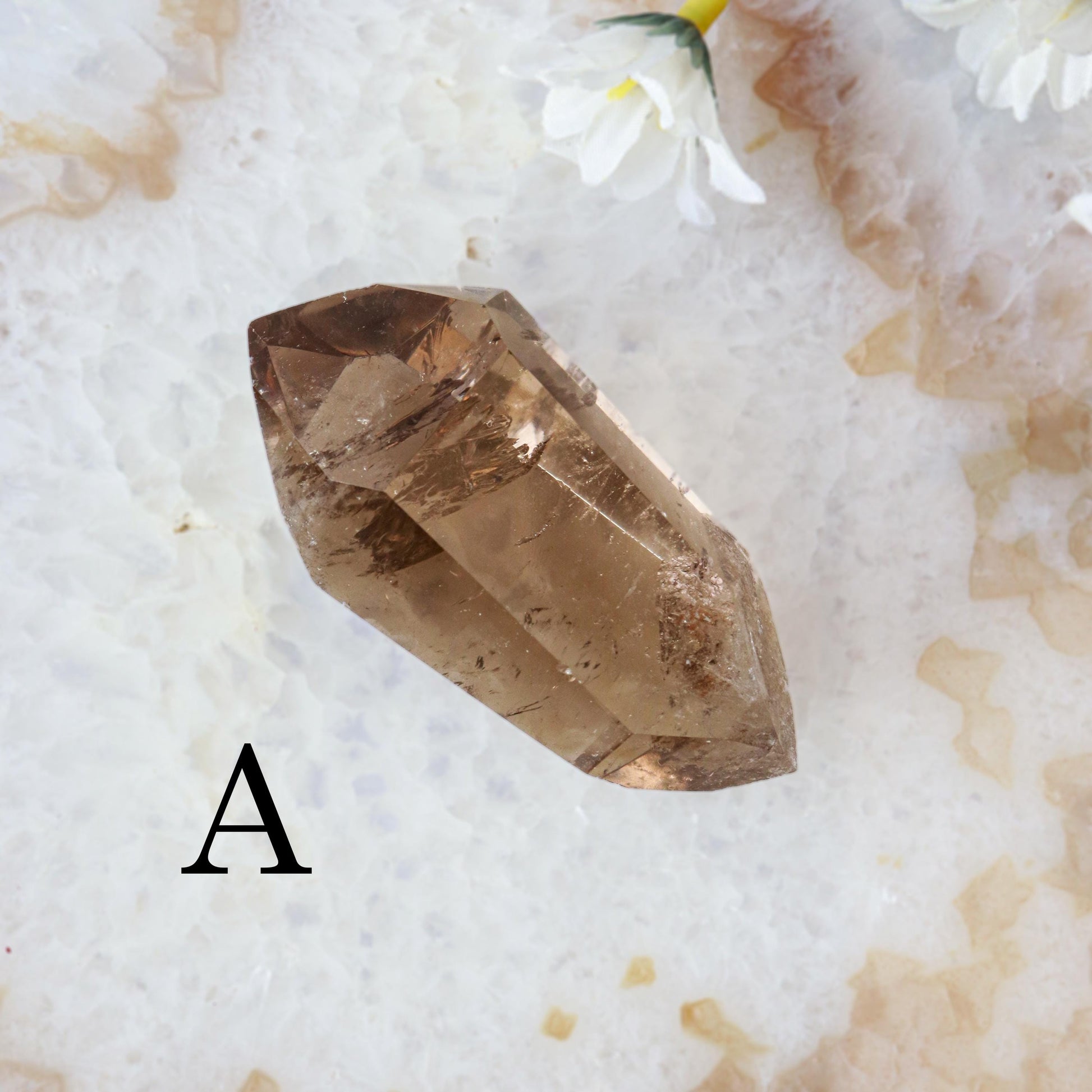 Smoky Quartz Double Terminated Point, Grade AAA, Ethically Sourced - PICK your OWN