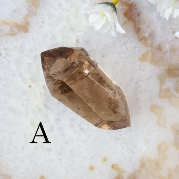 Smoky Quartz Double Terminated Point, Grade AAA, Ethically Sourced - PICK your OWN