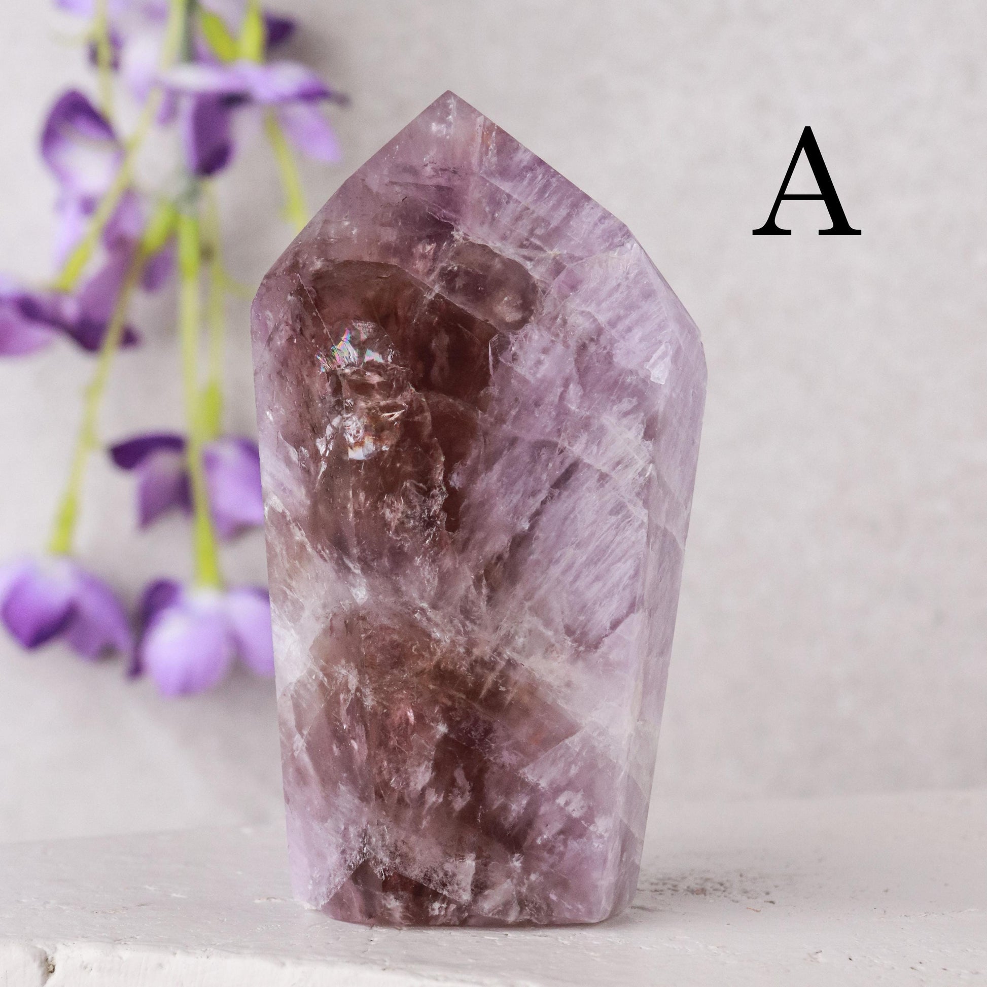 Polished Super Seven Point, Melody Stone, Ethically Sourced, Crown and Third Eye Chakra - PICK YOUR OWN