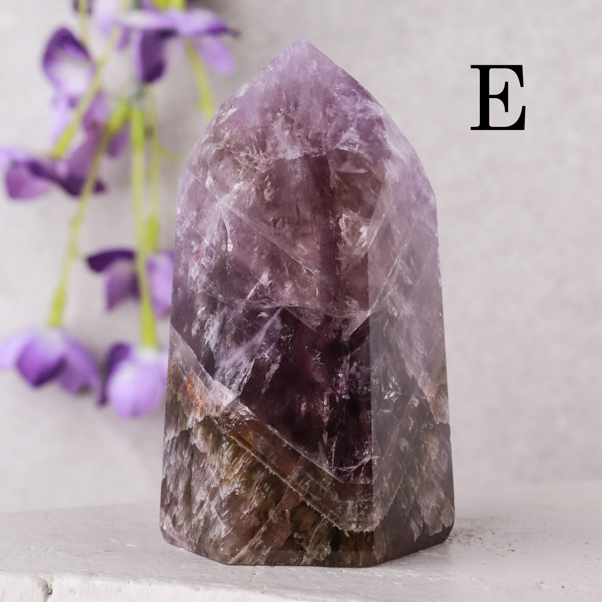 Polished Super Seven Point, Melody Stone, Ethically Sourced, Crown and Third Eye Chakra - PICK YOUR OWN