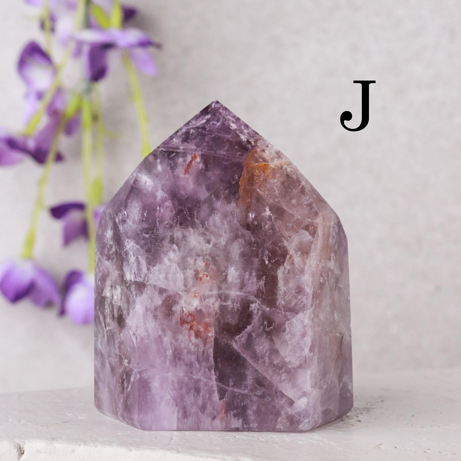 Polished Super Seven Point, Melody Stone, Ethically Sourced, Crown and Third Eye Chakra - PICK YOUR OWN