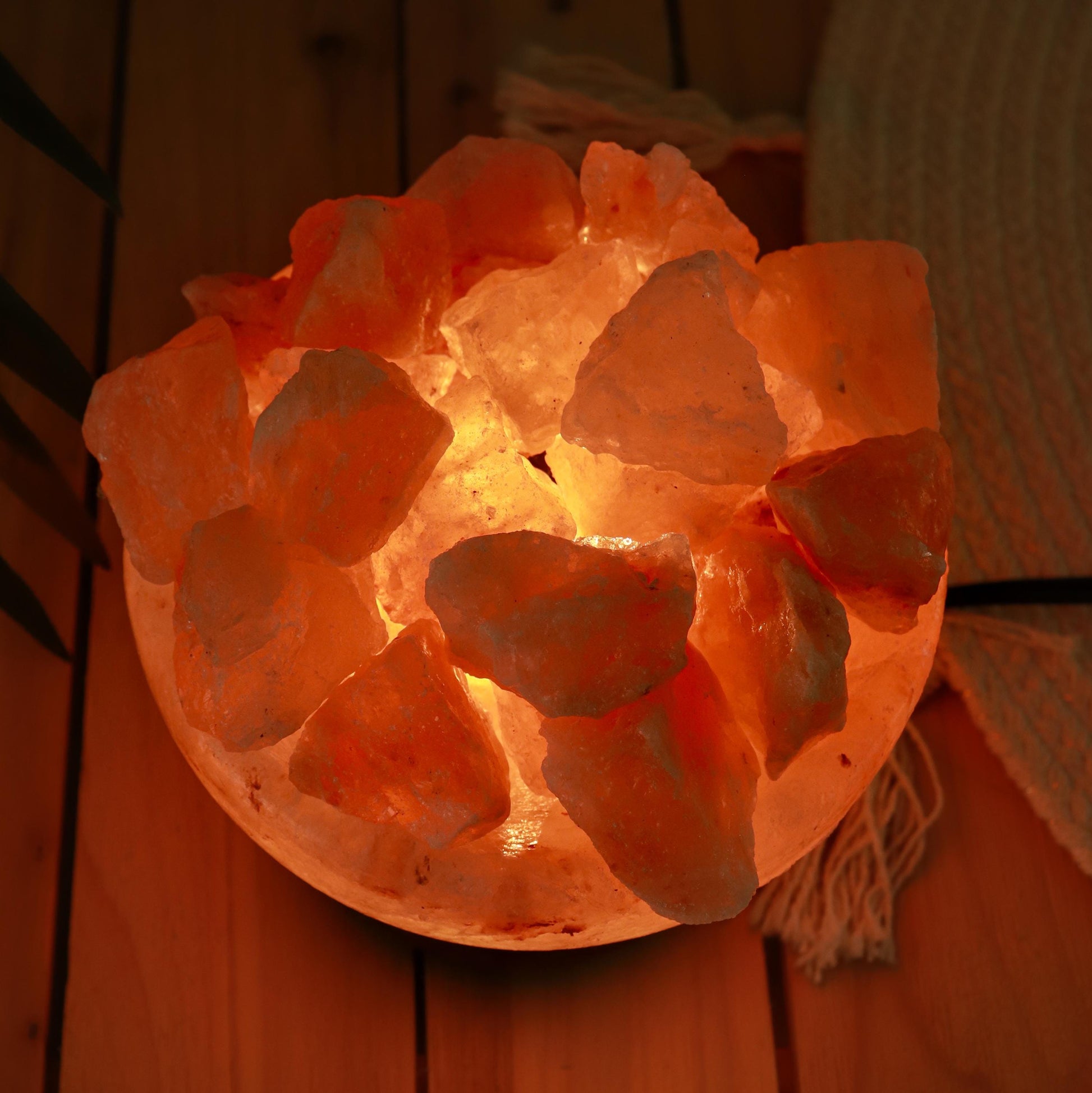 Himalayan Salt Lamp Fire Bowl, Natural Pink Salt Lamp, Dimming Lamp, Warm Ambiance Light, Table Lamp, Desk Lamp, Stunning Home Decor