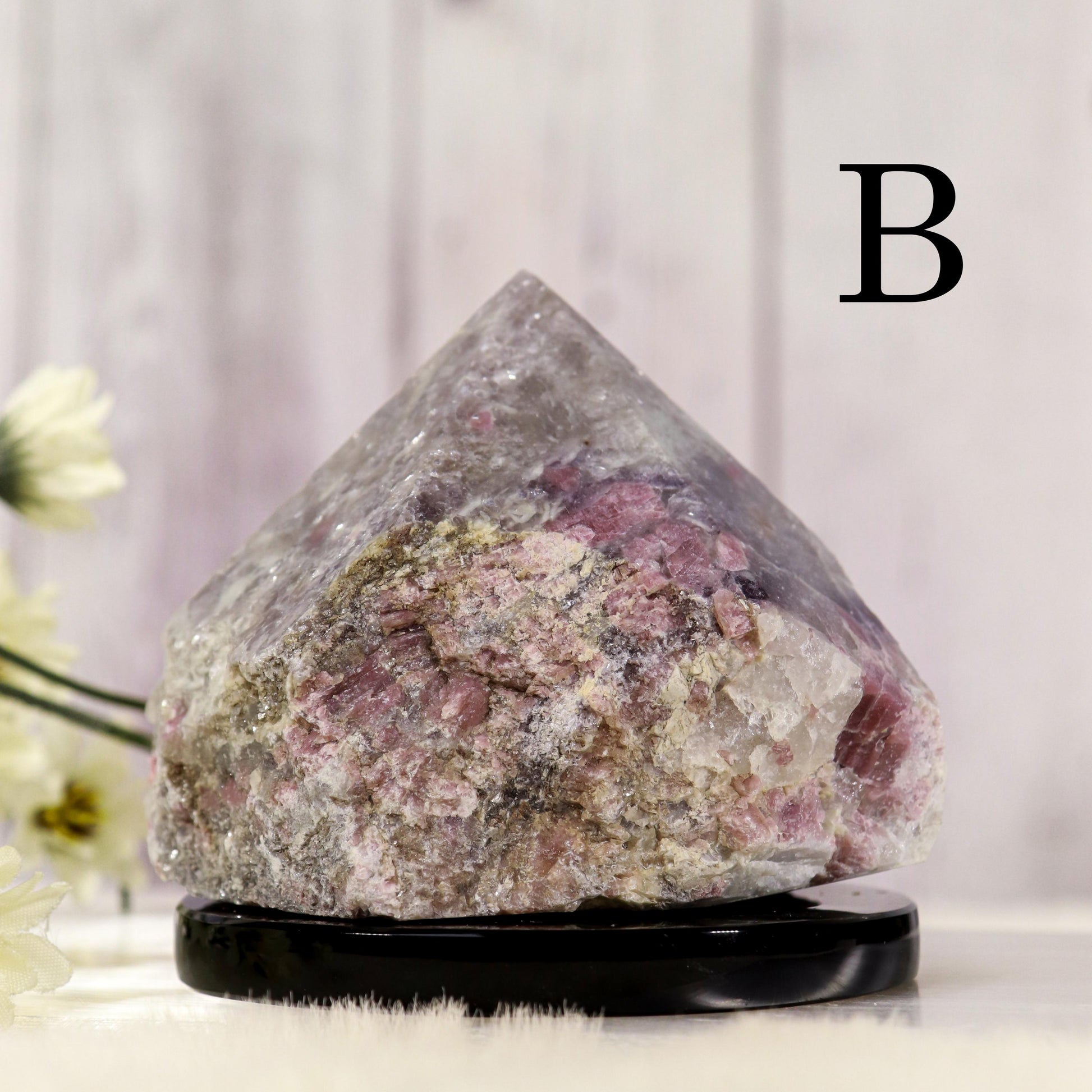Lepidolite Base Cut Points, Ethically Sourced, Anxiety Reliever, Inner Peace and Guidance - PICK YOUR OWN