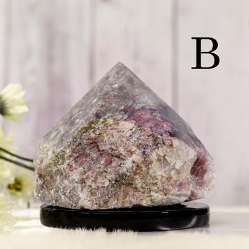 Lepidolite Base Cut Points, Ethically Sourced, Anxiety Reliever, Inner Peace and Guidance - PICK YOUR OWN