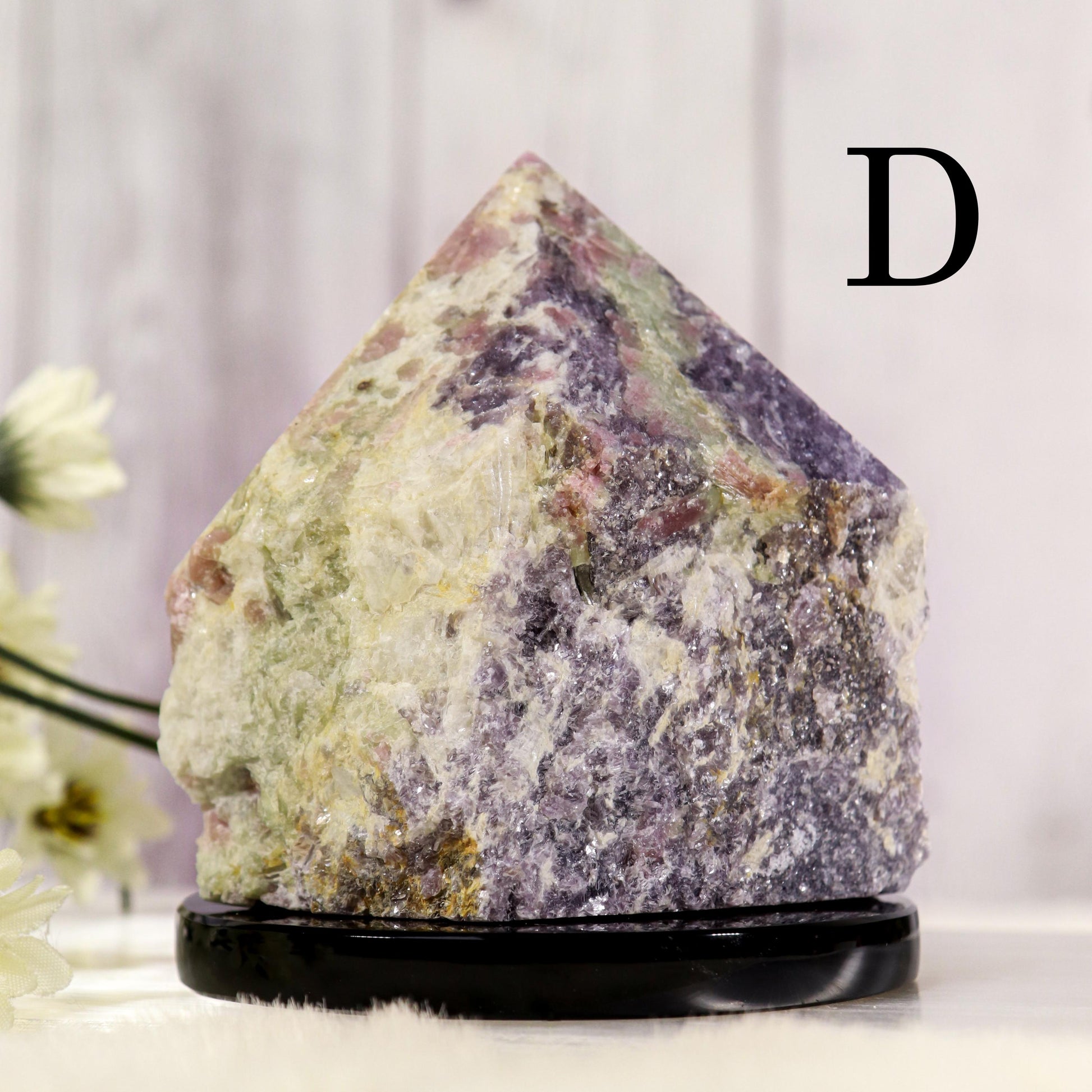 Lepidolite Base Cut Points, Ethically Sourced, Anxiety Reliever, Inner Peace and Guidance - PICK YOUR OWN
