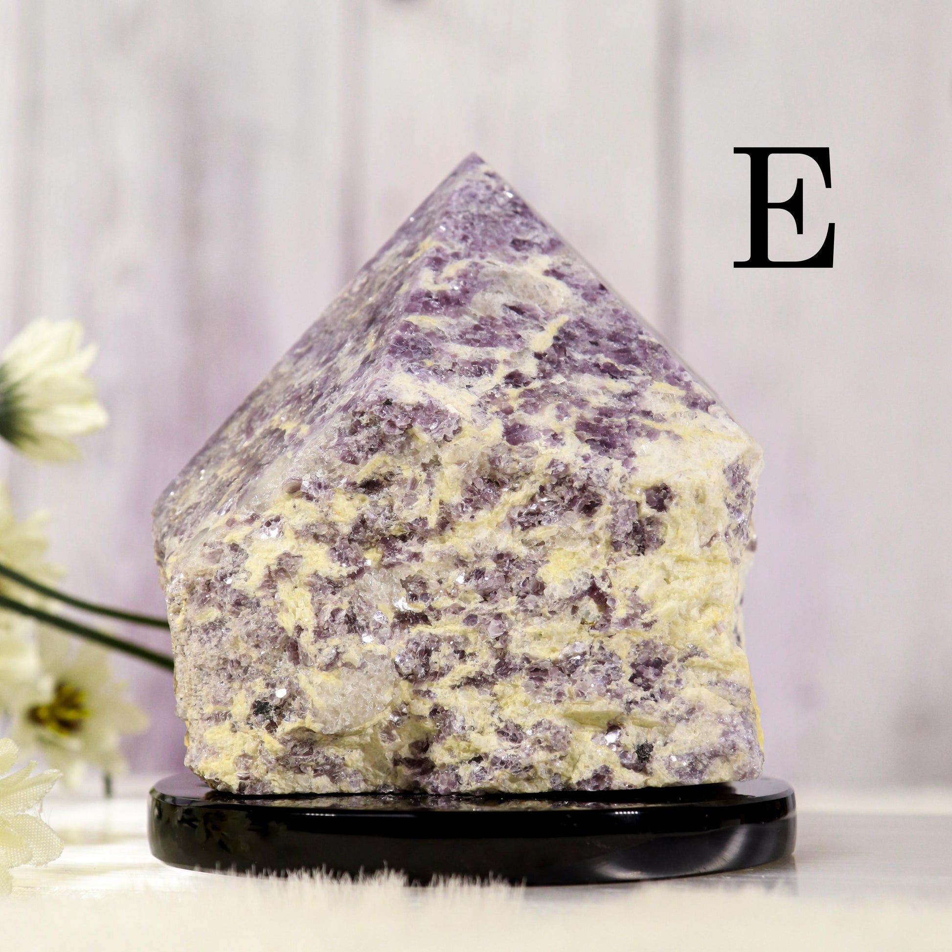 Lepidolite Base Cut Points, Ethically Sourced, Anxiety Reliever, Inner Peace and Guidance - PICK YOUR OWN