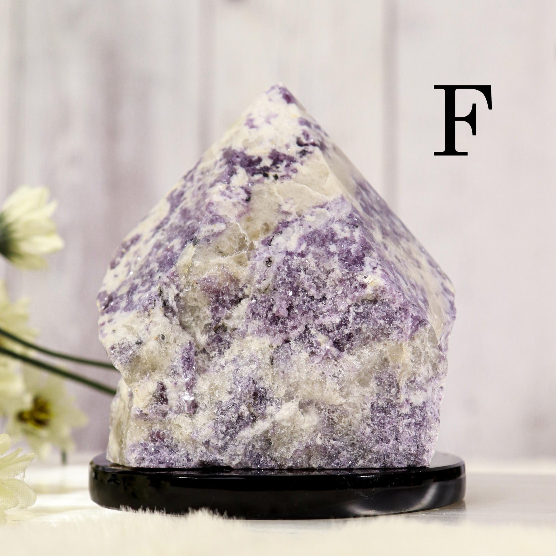 Lepidolite Base Cut Points, Ethically Sourced, Anxiety Reliever, Inner Peace and Guidance - PICK YOUR OWN