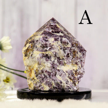 Lepidolite Base Cut Points, Ethically Sourced, Anxiety Reliever, Inner Peace and Guidance - PICK YOUR OWN
