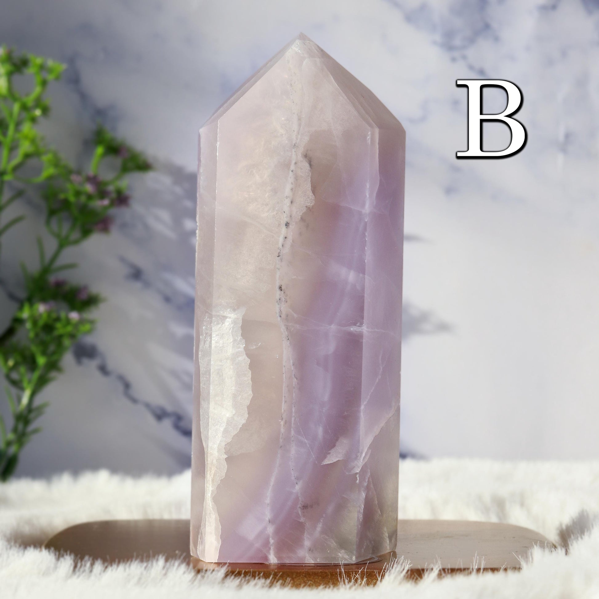 Lavender Fluorite, Natural Polished Gemstone, Ethically Sourced -PICK YOUR OWN