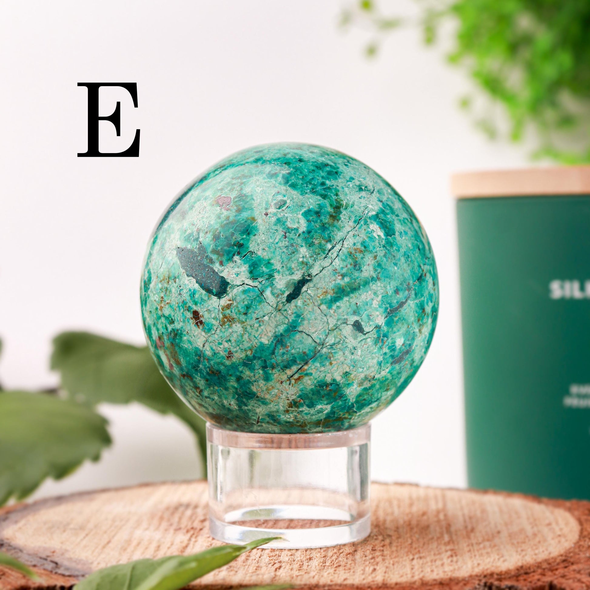 Natural Chrysocolla Spheres, Ethically Sourced, Mothers Day Gift - PICK YOUR OWN