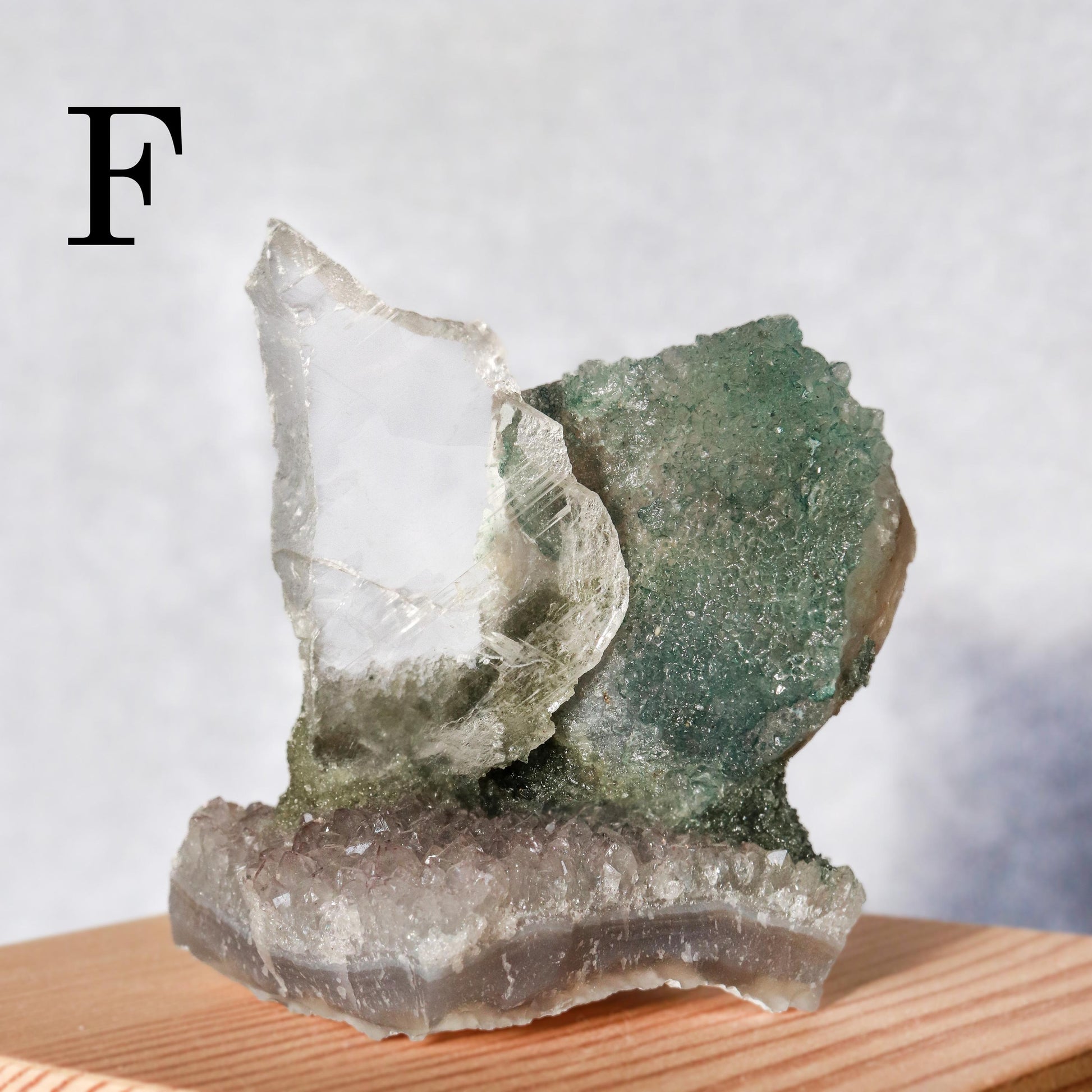 Amethyst and Calcite Specimen, Rare Crystal Formation, Ethically Sourced- Pick our Own