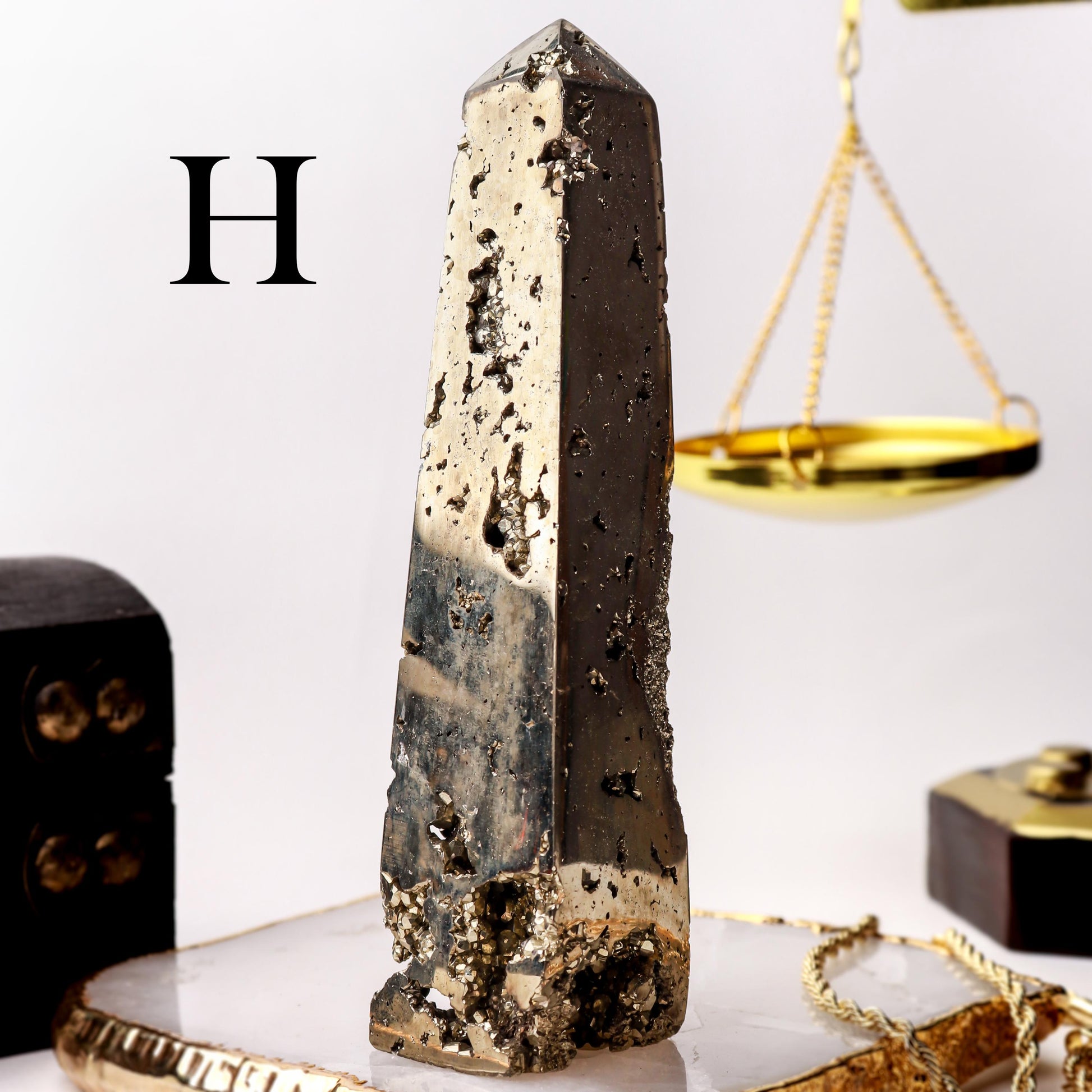 Natural Pyrite Towers, Ethically Sourced, Abundance and Prosperity - PICK YOUR OWN