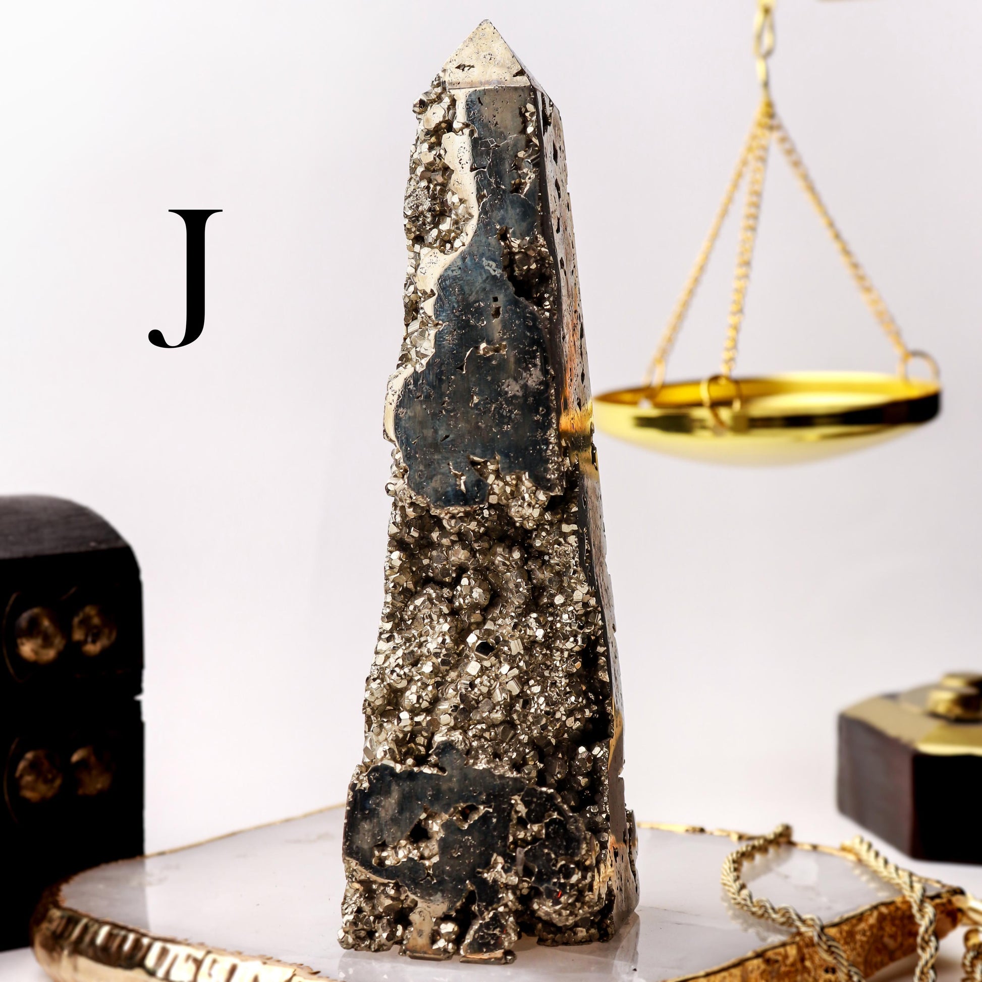 Natural Pyrite Towers, Ethically Sourced, Abundance and Prosperity - PICK YOUR OWN