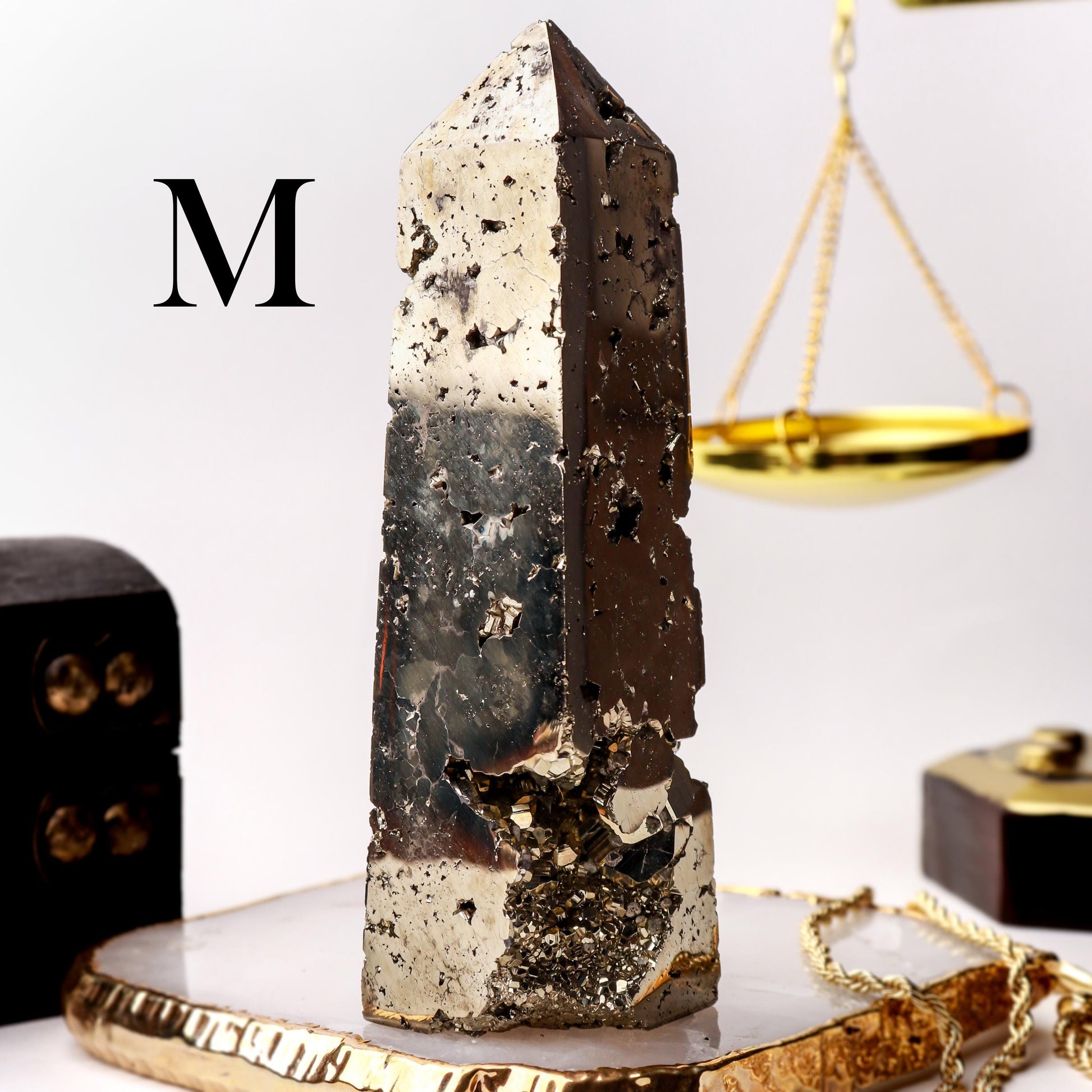 Natural Pyrite Towers, Ethically Sourced, Abundance and Prosperity - PICK YOUR OWN