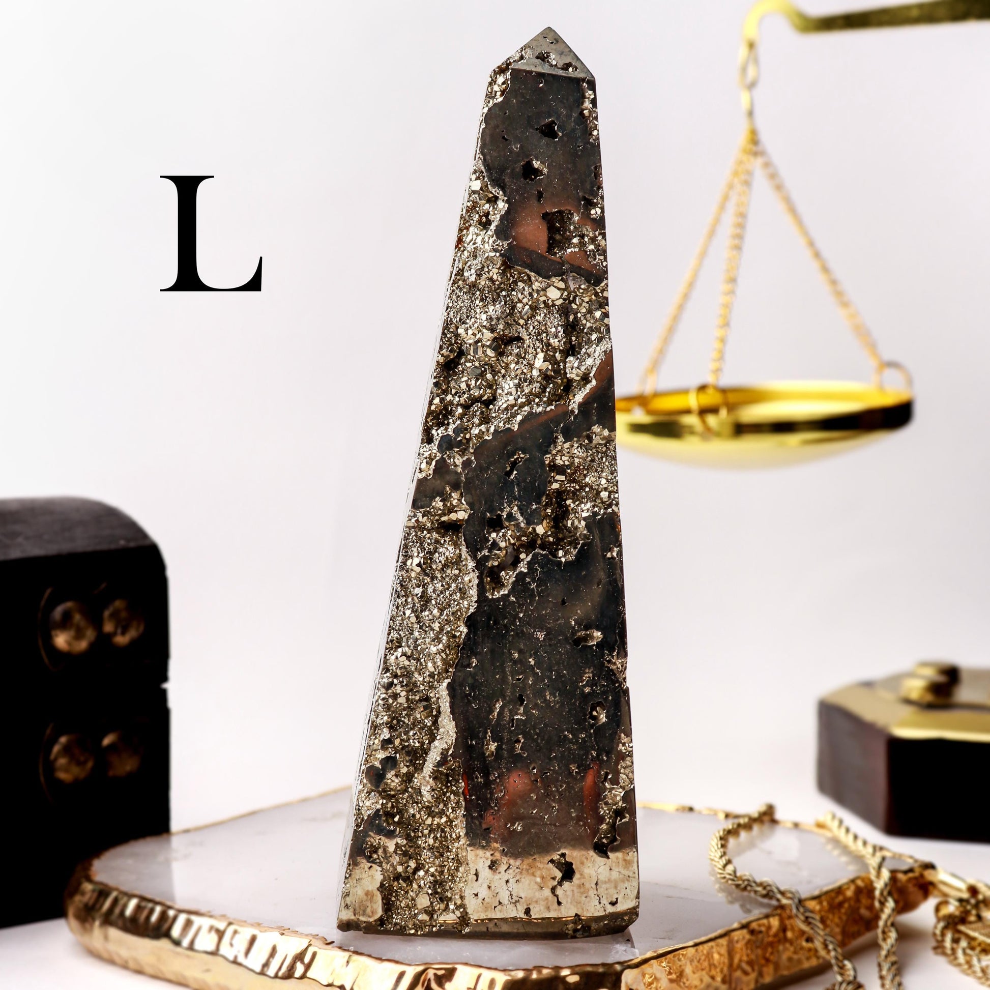 Natural Pyrite Towers, Ethically Sourced, Abundance and Prosperity - PICK YOUR OWN