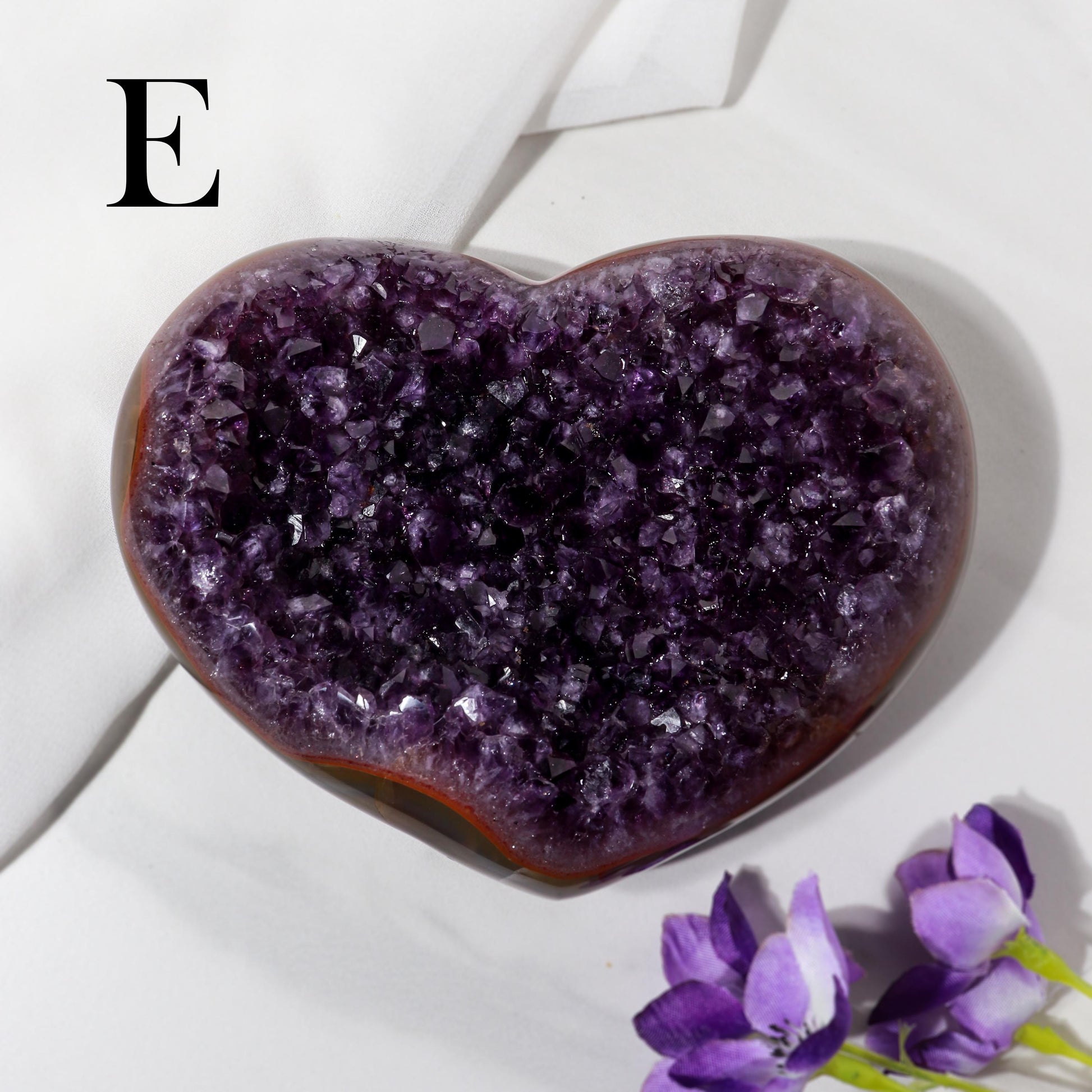 Amethyst Hearts, Ethically Sourced, Heart Shaped Gemstones, Home Decor, February Birthstone - PICK YOUR OWN