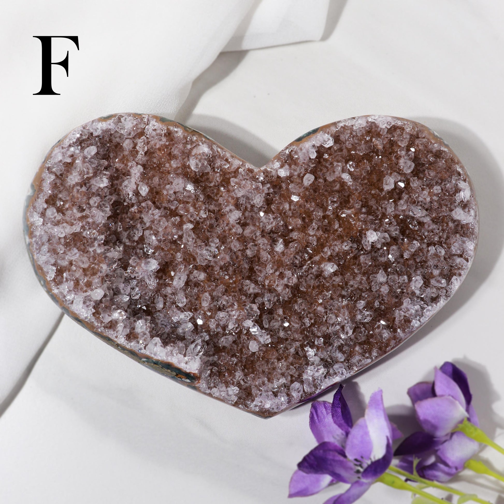 Amethyst Hearts, Ethically Sourced, Heart Shaped Gemstones, Home Decor, February Birthstone - PICK YOUR OWN