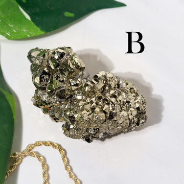 Natural Pyrite Clusters, Ethically Sourced, Abundance and Prosperity - PICK YOUR OWN