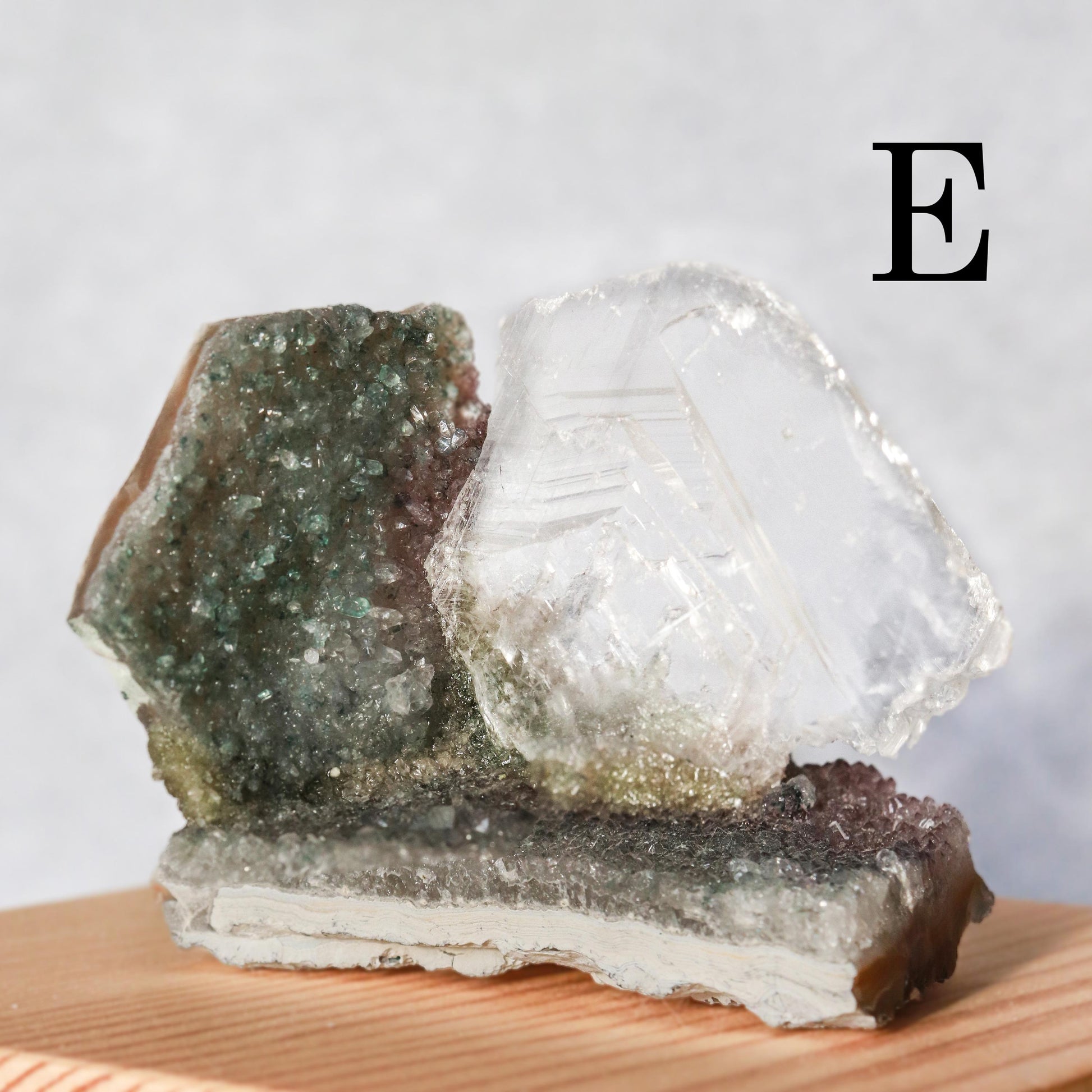 Amethyst and Calcite Specimen, Rare Crystal Formation, Ethically Sourced- Pick our Own