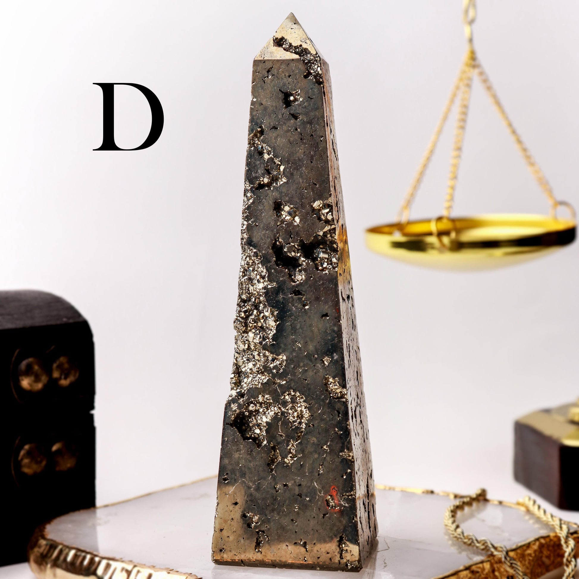 Natural Pyrite Towers, Ethically Sourced, Abundance and Prosperity - PICK YOUR OWN