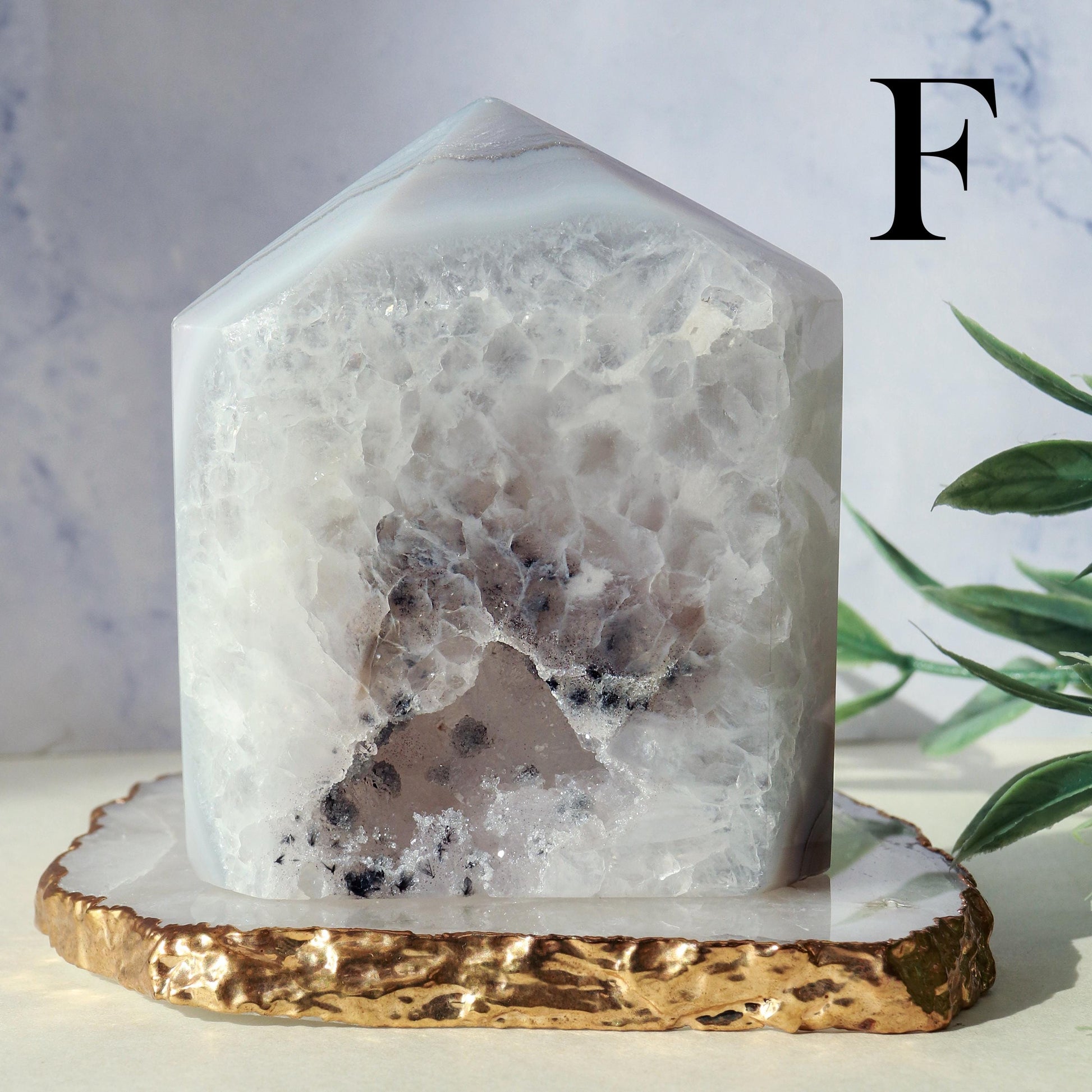 Druzy Agate Towers, Natural Polished Agate, Ethically Sourced, Crystal Towers, Geode Crystals, Home Decor
