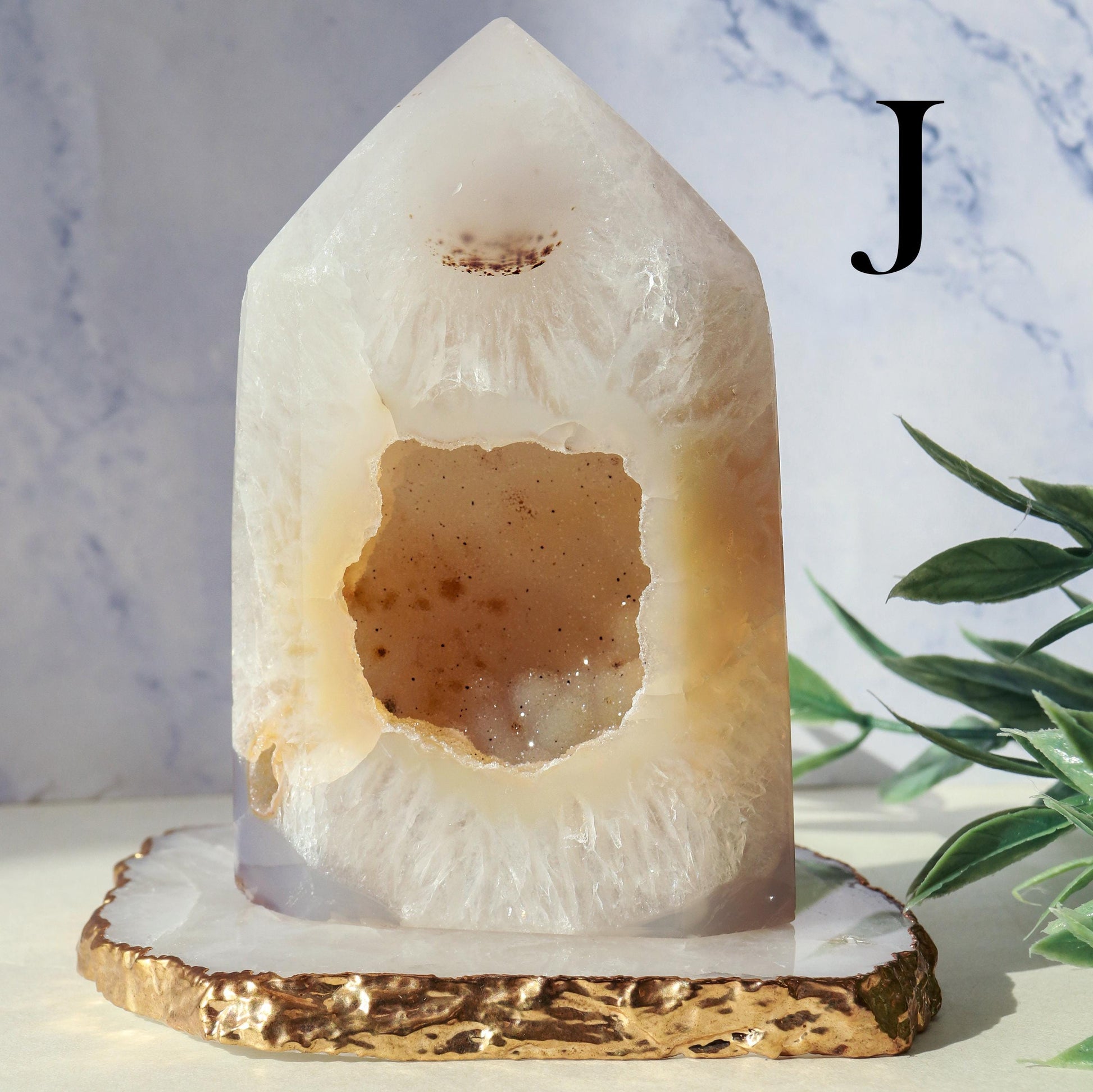 Druzy Agate Towers, Natural Polished Agate, Ethically Sourced, Crystal Towers, Geode Crystals, Home Decor