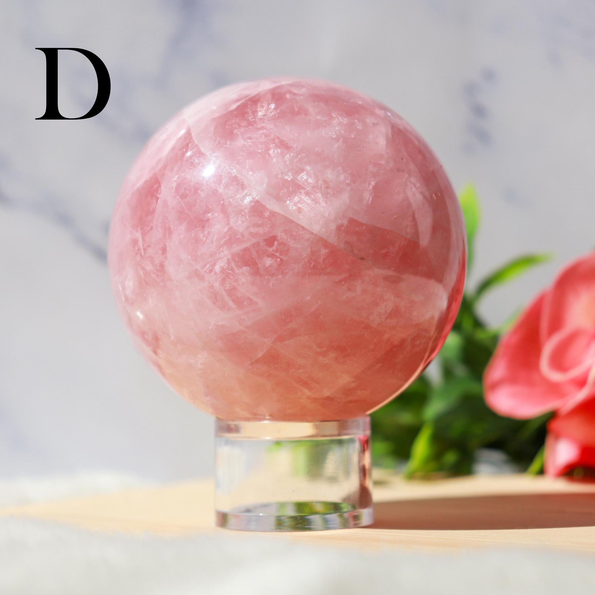 Rose Quartz Spheres, Ethically Sourced, Love and Relationships