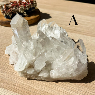 LARGE Clear Quartz Cluster, Unique Crystal Specimen, Ethically Sourced