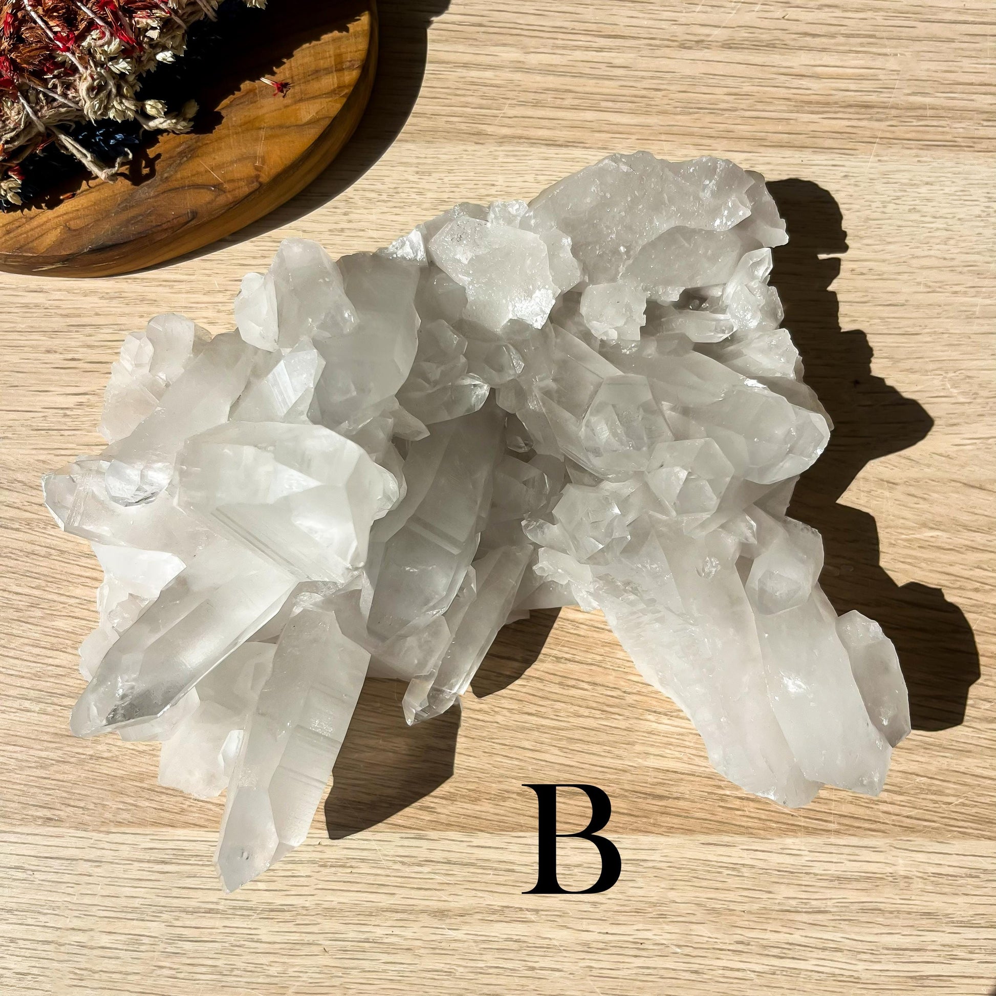 LARGE Clear Quartz Cluster, Unique Crystal Specimen, Ethically Sourced
