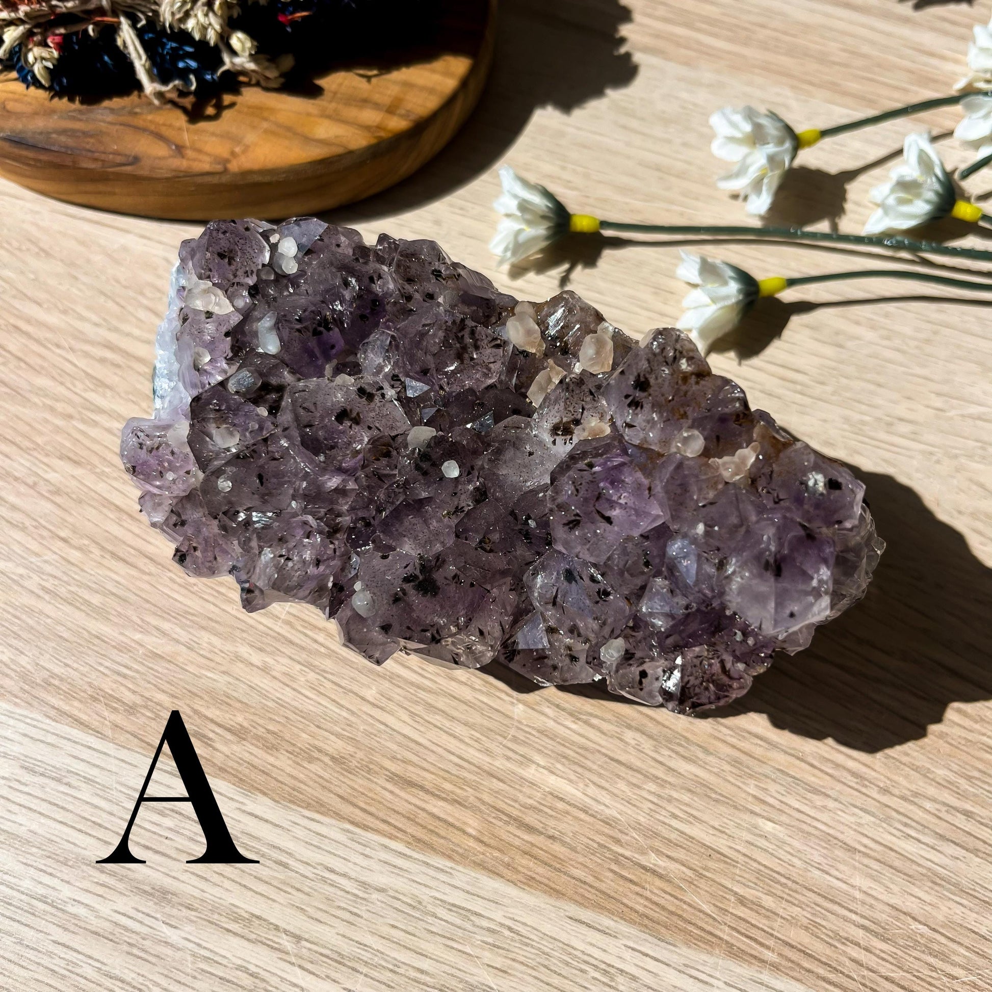 Amethyst Cluster, A Stone to Relax & Destress, Perfect Crystal for Mother's Day, Ethically Sourced