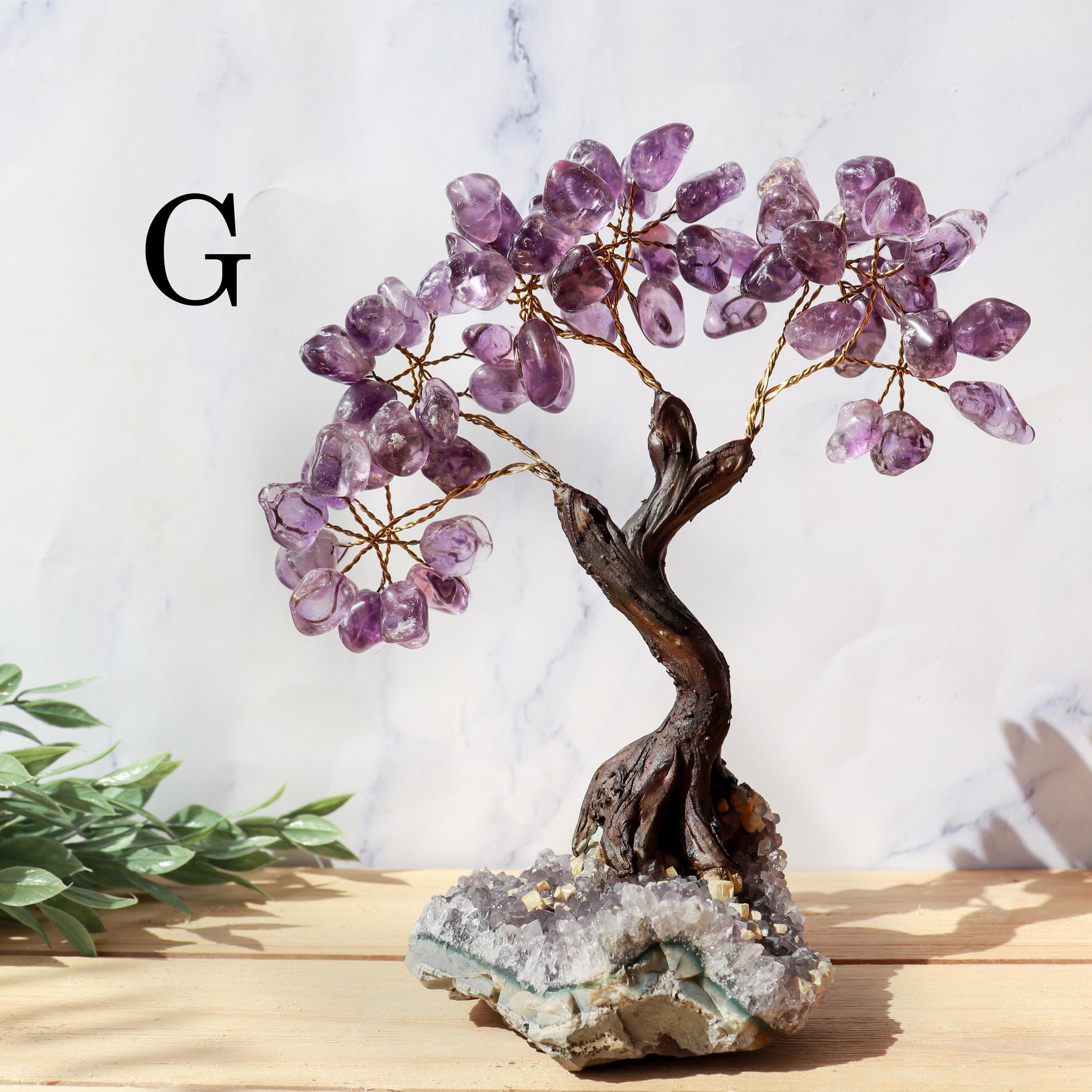 Amethyst Gemstone Tree on Amethyst Base, Anxiety Relief, Tree of Life, Crystal Bonsai Tree, Ethically Sourced Crystals, PICK YOUR OWN!