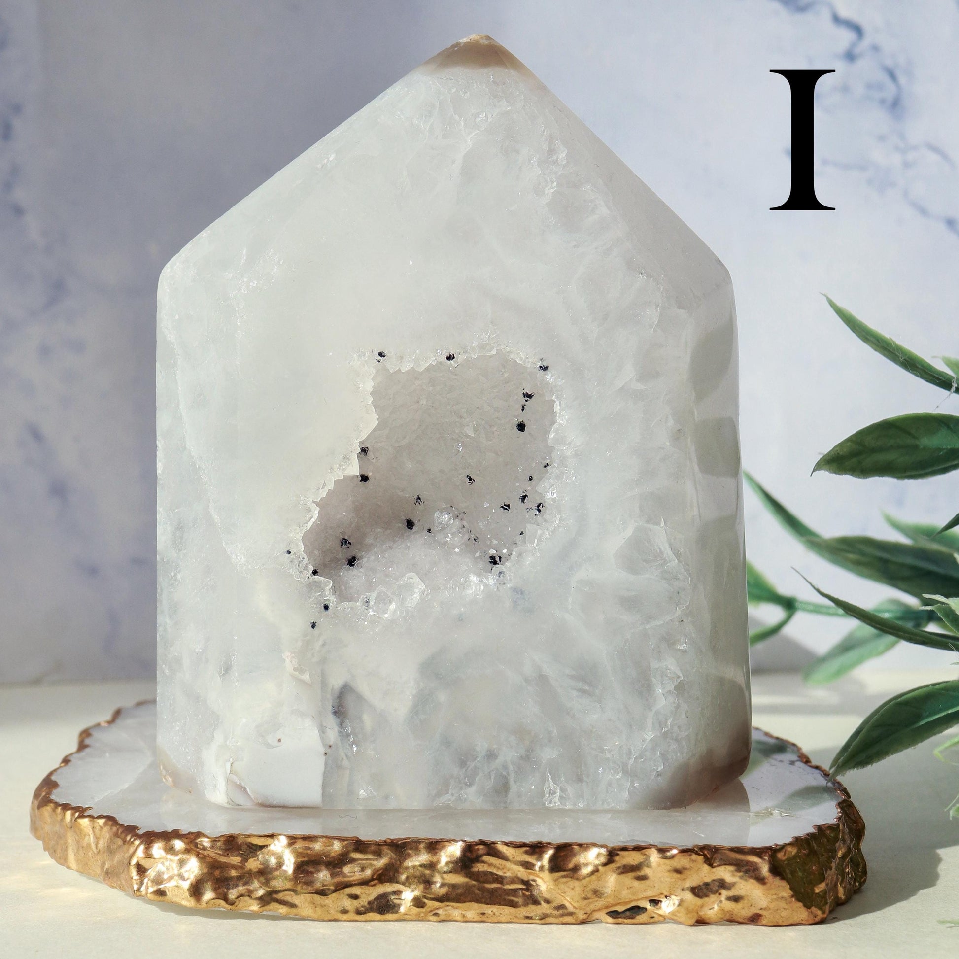 Druzy Agate Towers, Natural Polished Agate, Ethically Sourced, Crystal Towers, Geode Crystals, Home Decor