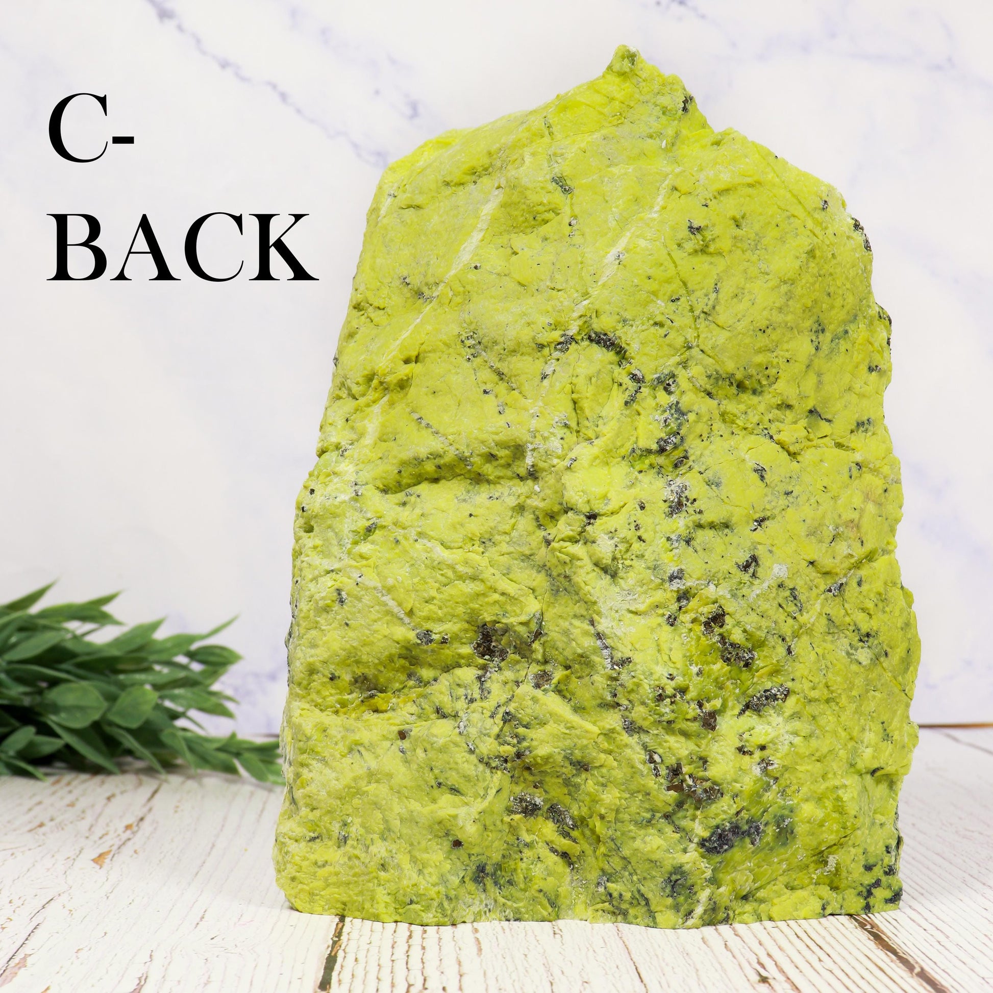 Serpentine Decorator, Repel Negative Energy, Crystal Statement Piece, Large Raw Stone